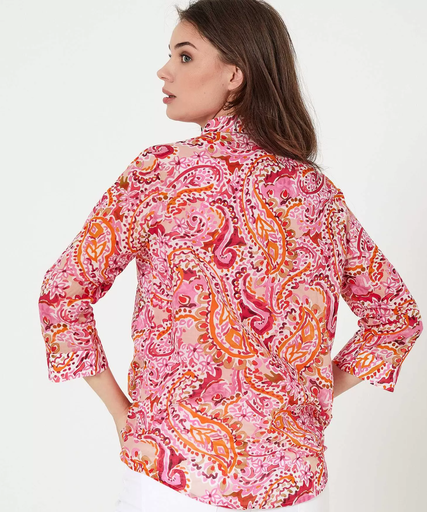 Airy Blouse Paisley** Fashion