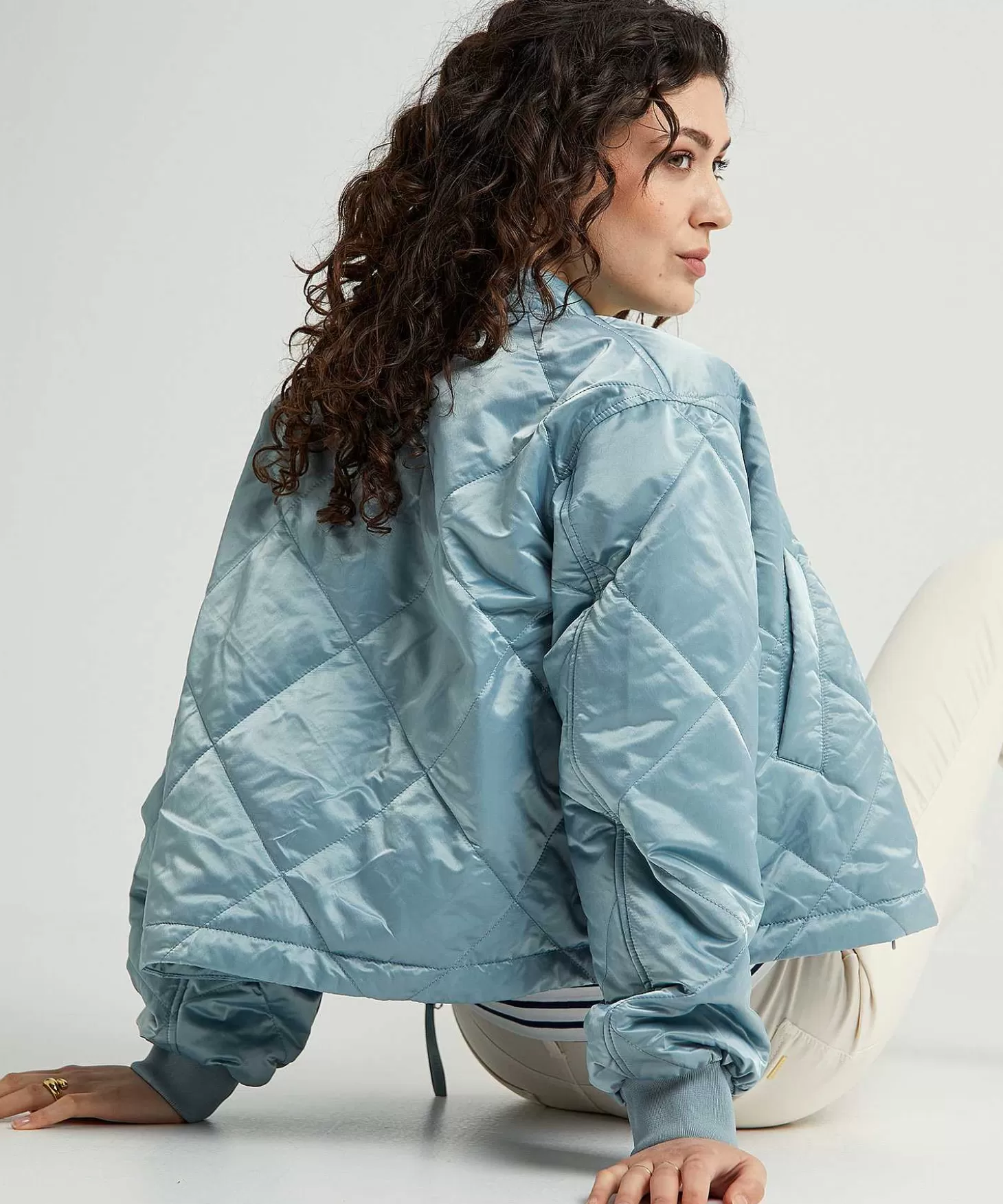 Silky Bomber Jacket Padded*Beaumont Cheap