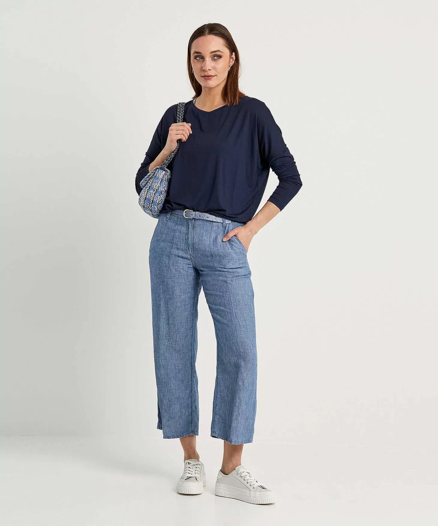 Cropped Soft Denim Pants Maine*Brax Store