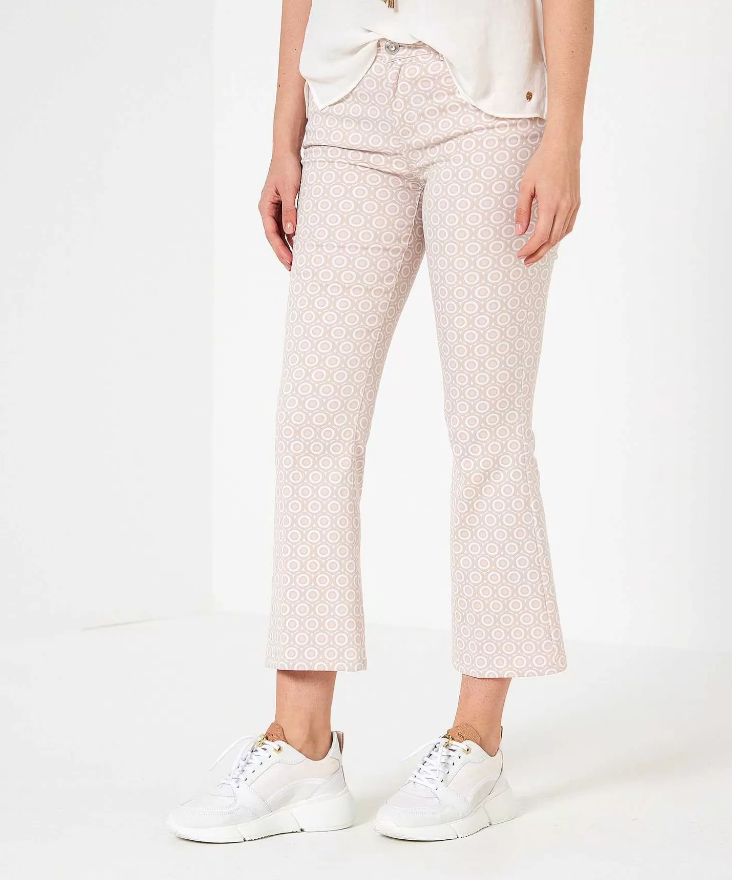 Kick Flare Pants Graphic Jacquard Shakira*Brax Store