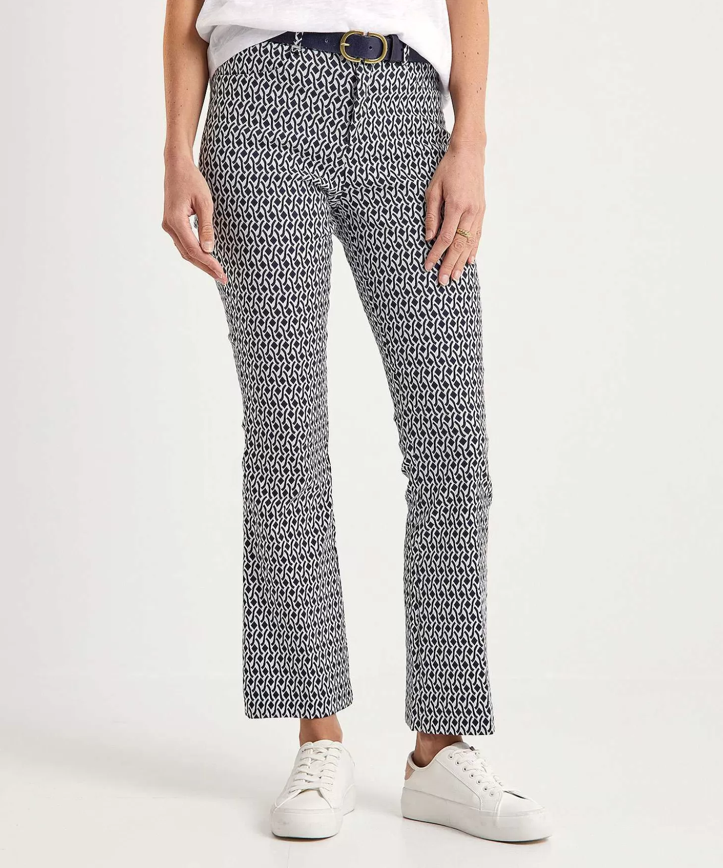 Kick Flare Pants Jacquard Shakira*Brax Fashion