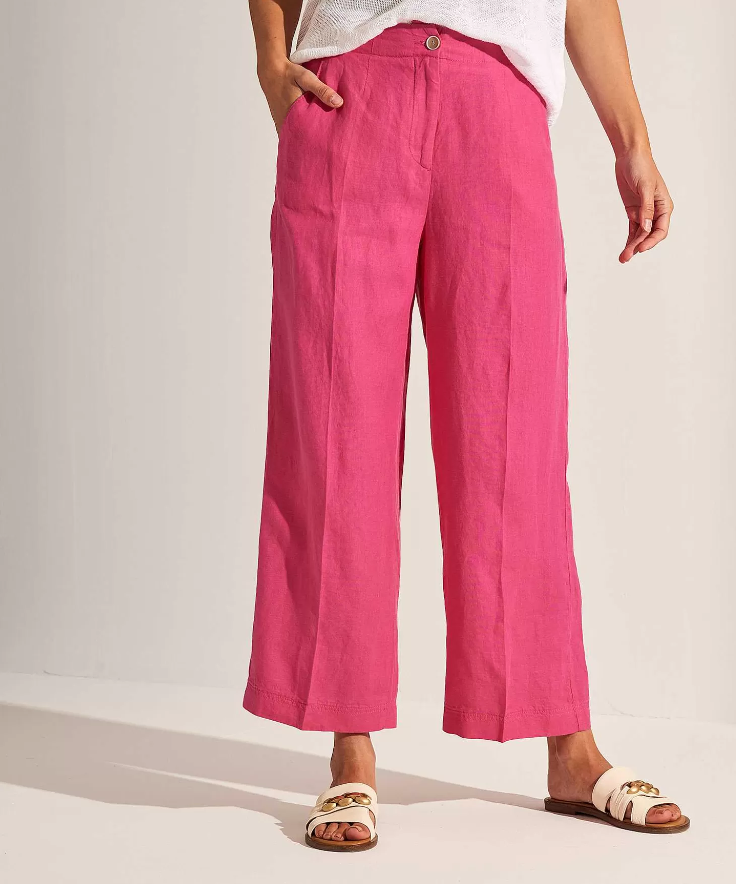 Linen Cropped Pants Maine*Brax Best Sale