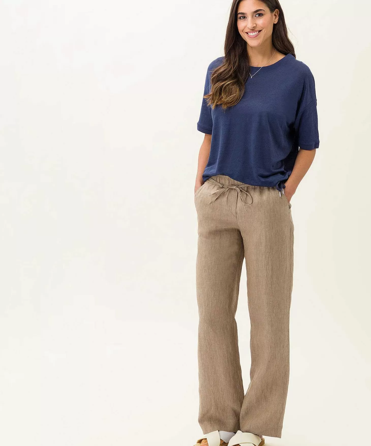 Linen Trousers Farina*Brax Sale