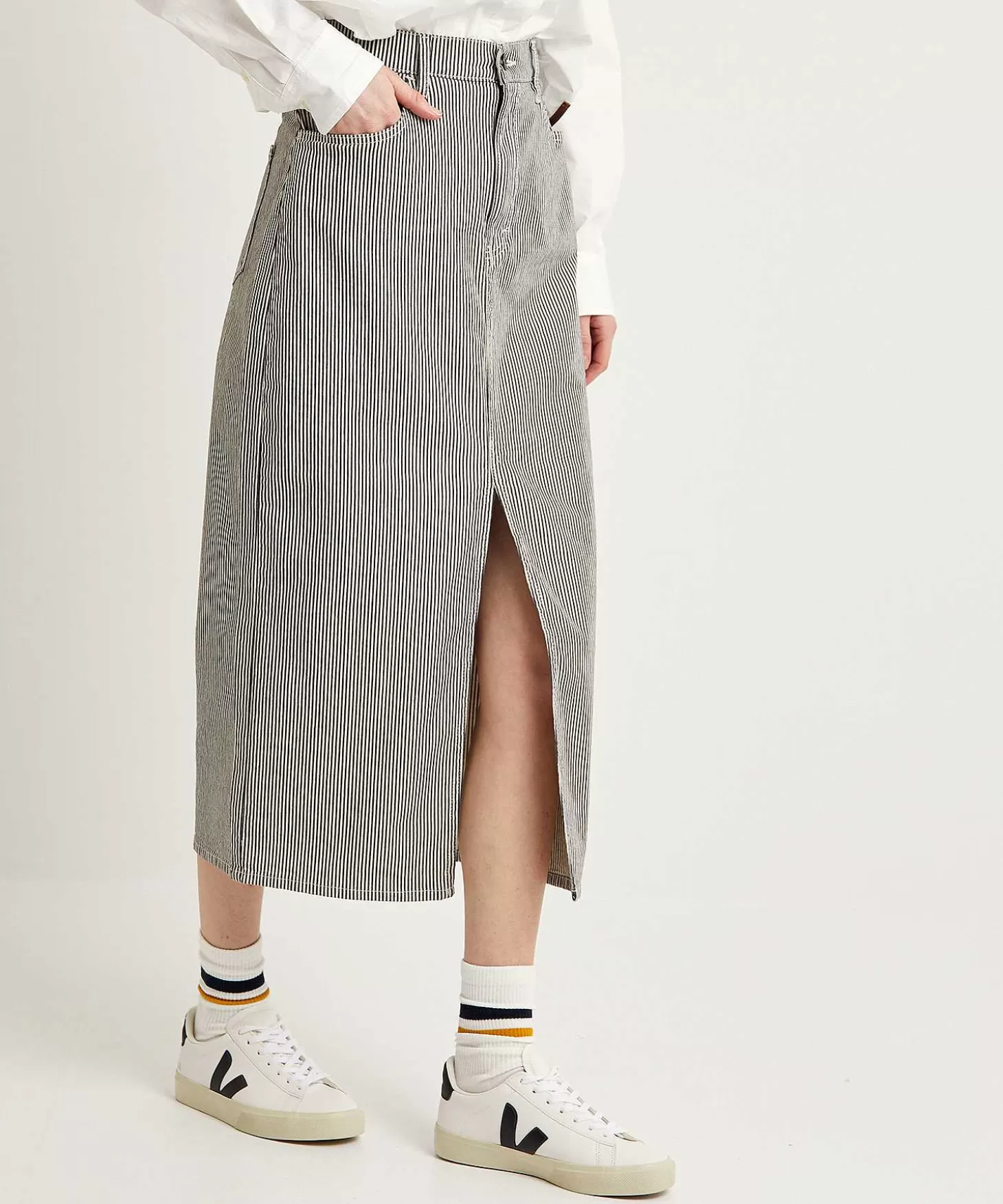 Denim Skirt Elba Stripe*By-Bar Online