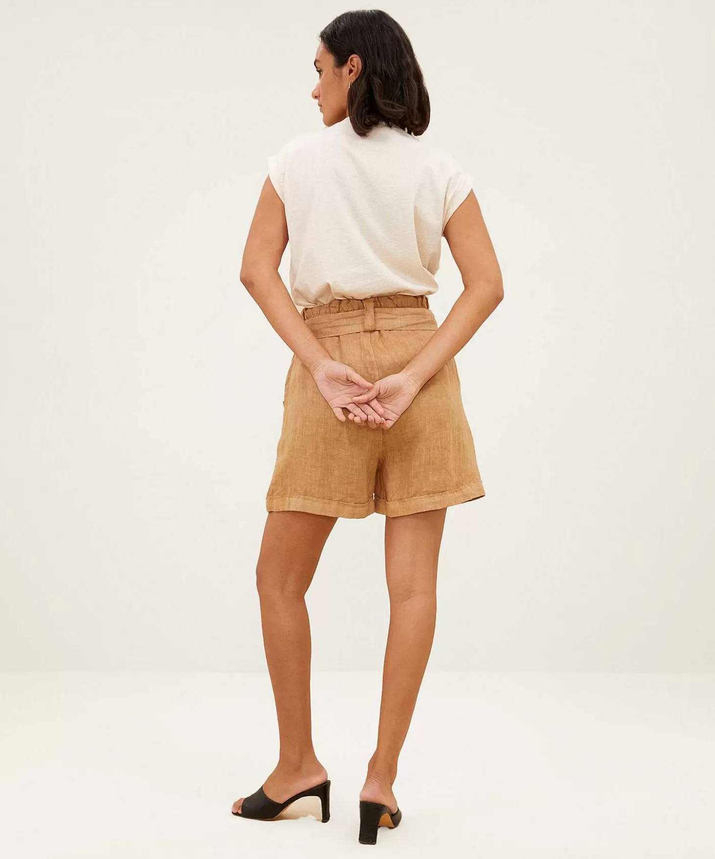 Linen Short Belt June*By-Bar Clearance