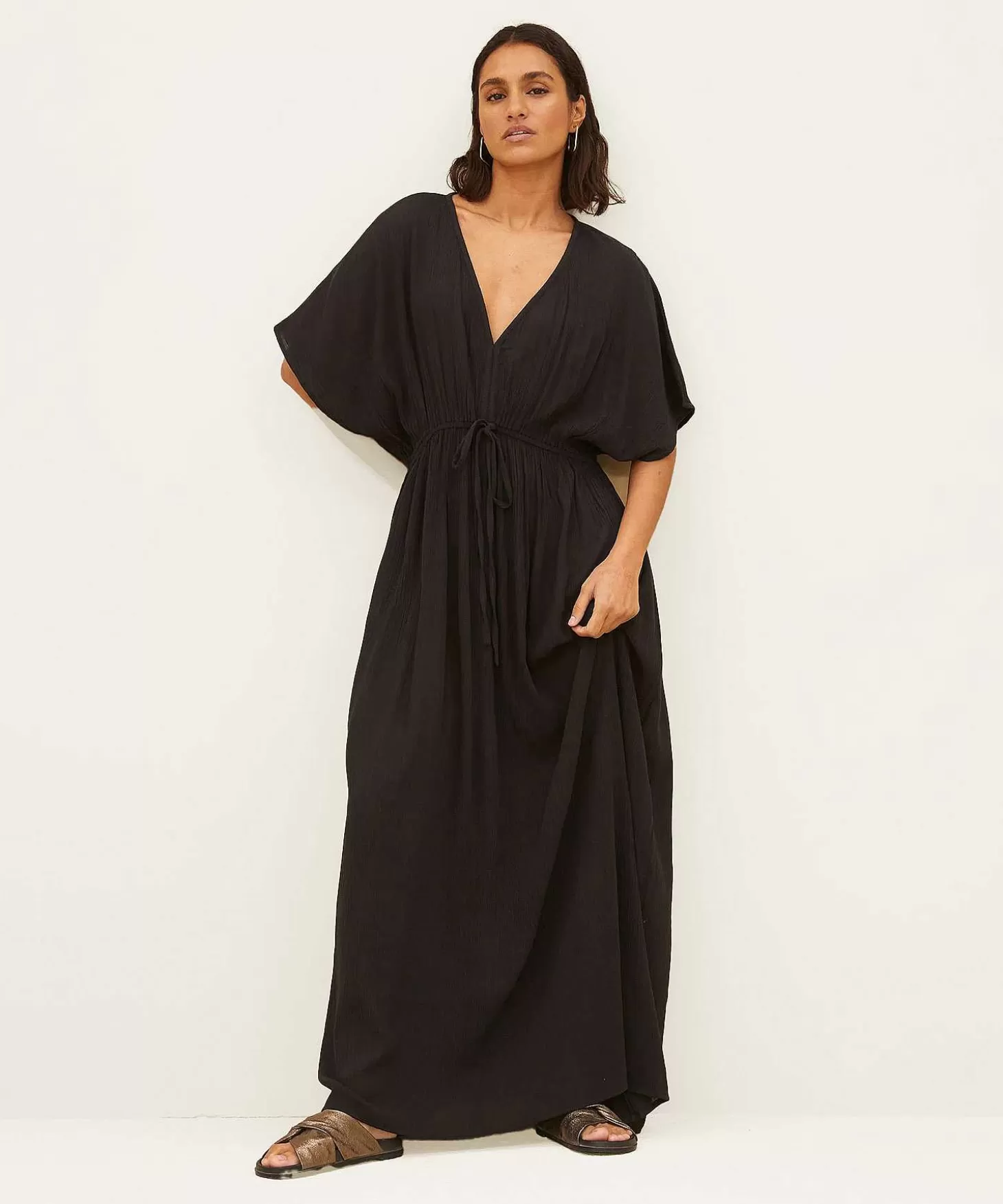 Maxi Dress Crinkle*By-Bar Fashion