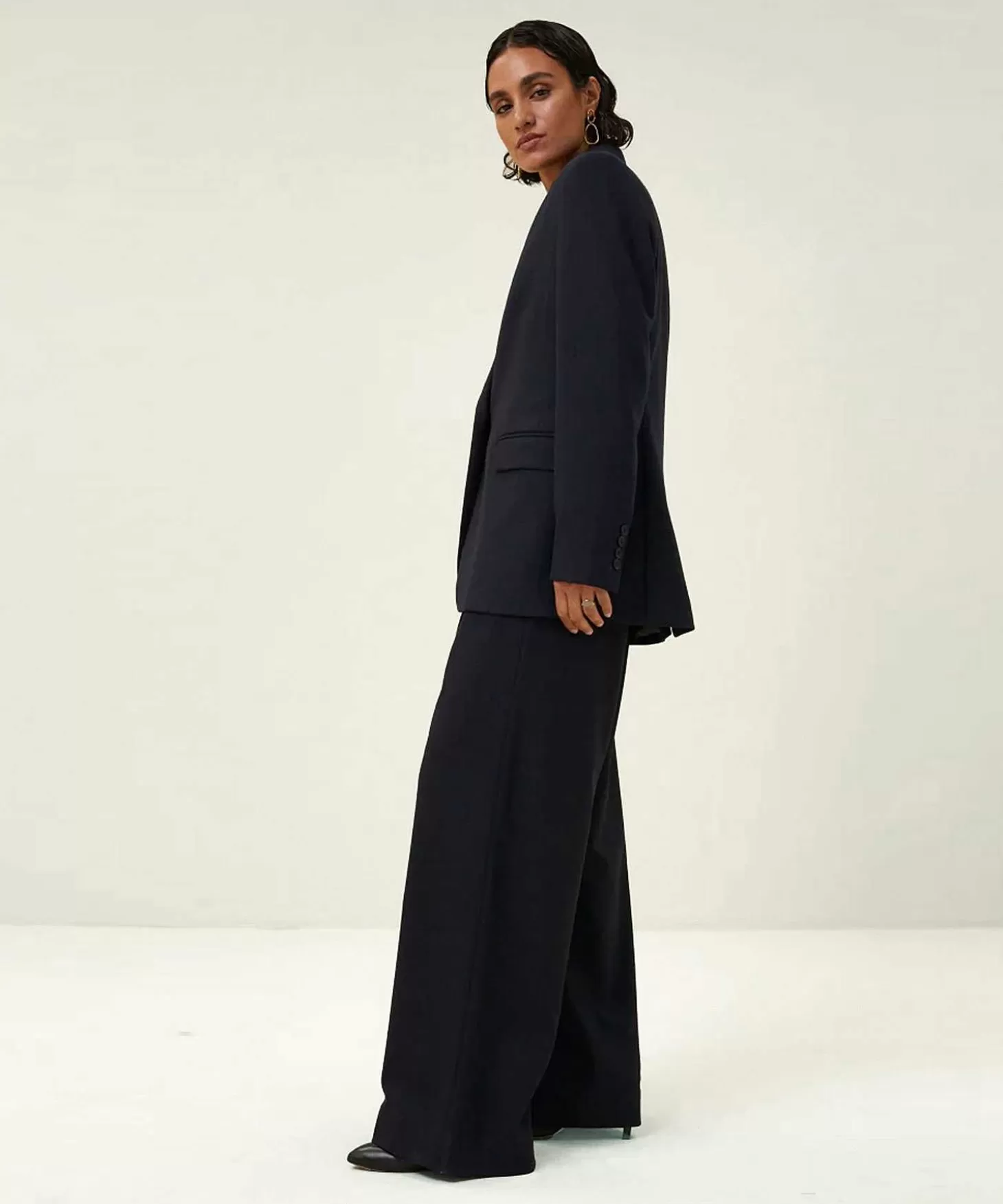 Wide Leg Pants Pinstripe Benji*By-Bar Discount