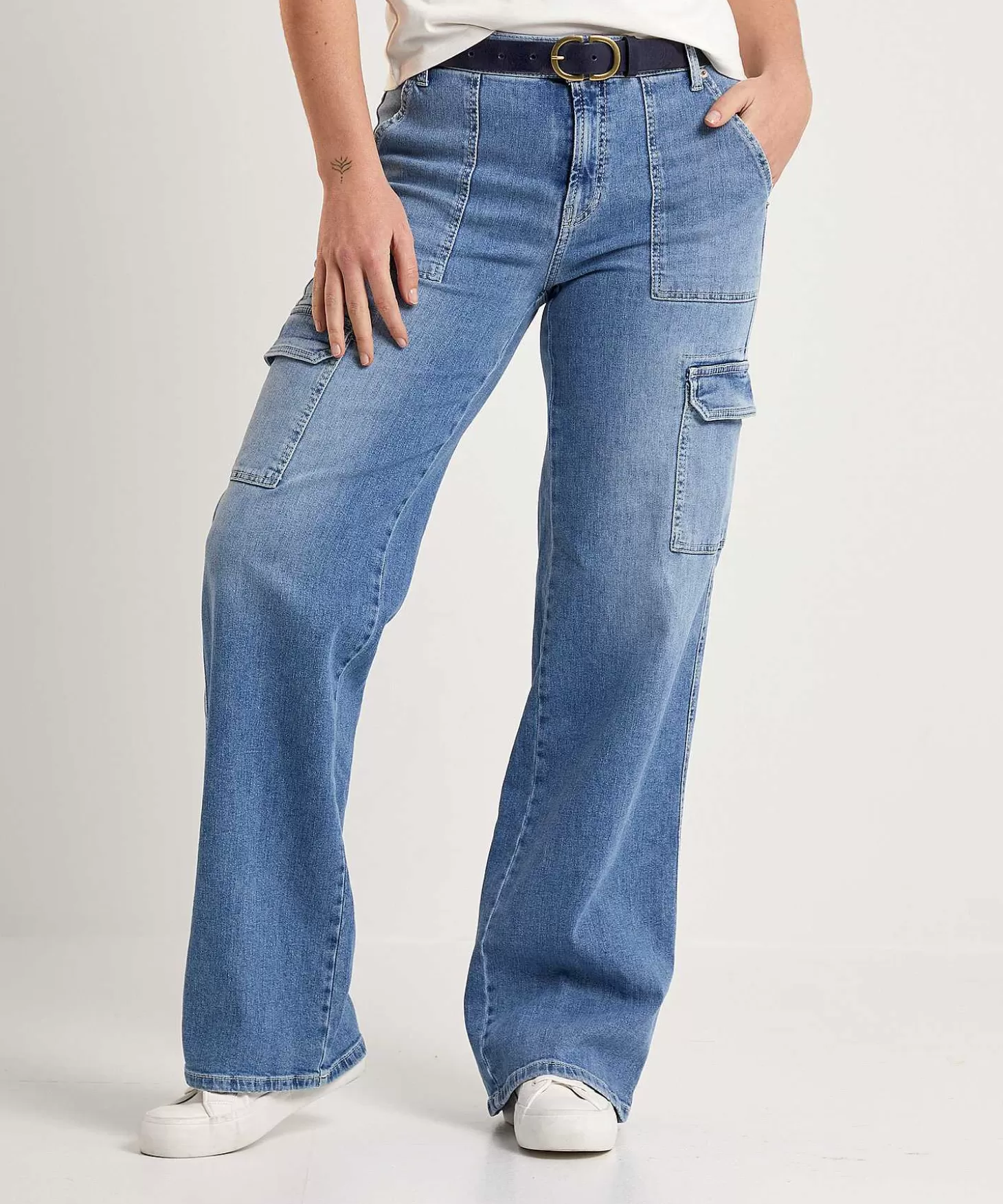 Cargo Wide Leg Jeans Andy*Cambio Outlet