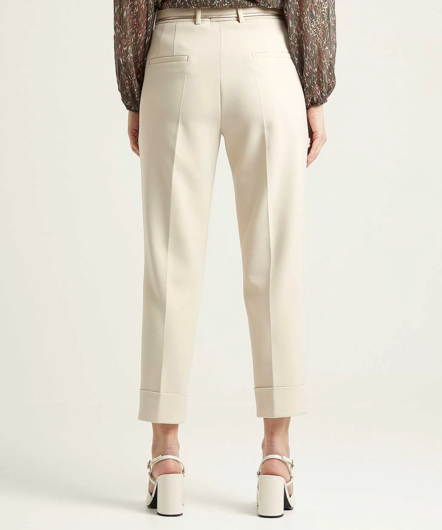 Cropped Trousers Cover Krystal*Cambio Cheap