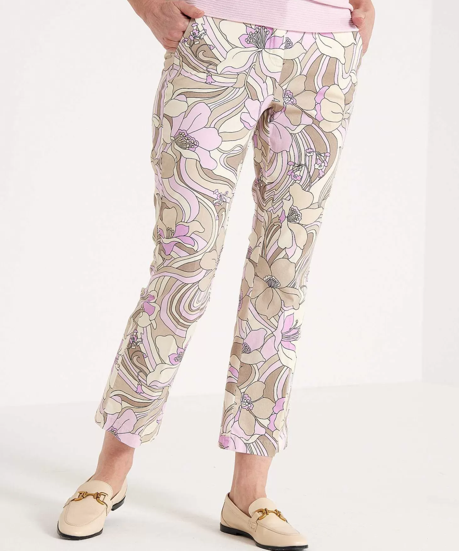 Pants Easy Kick Stella Flowers*Cambio New