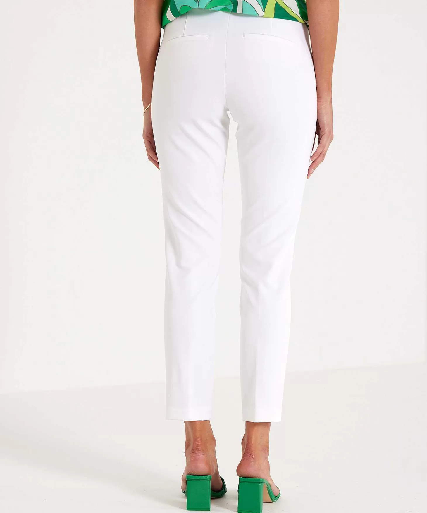 Soft Techno Trousers With Partial Seam Ros*Cambio Sale