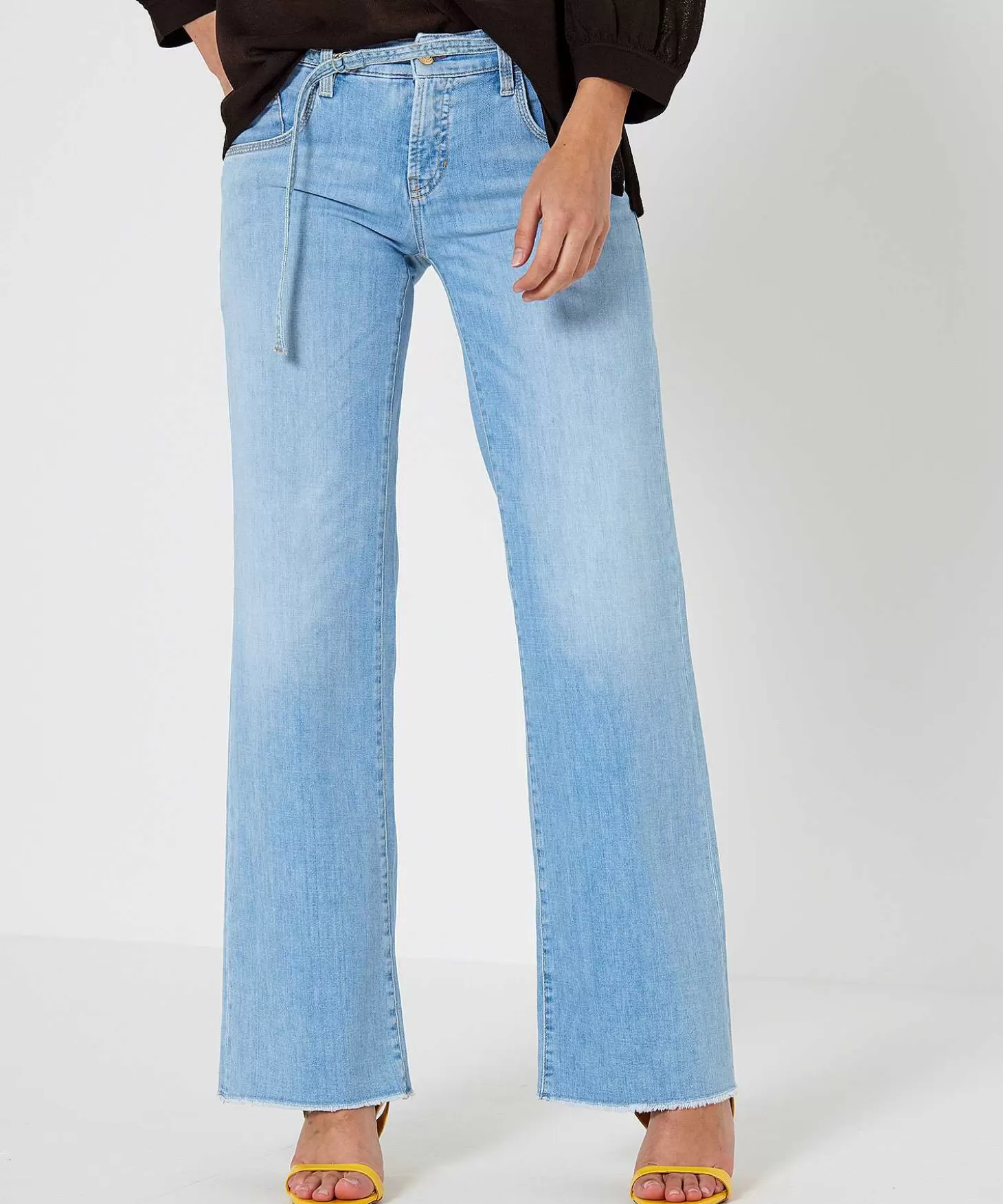 Wide Leg Jeans Tess*Cambio Outlet