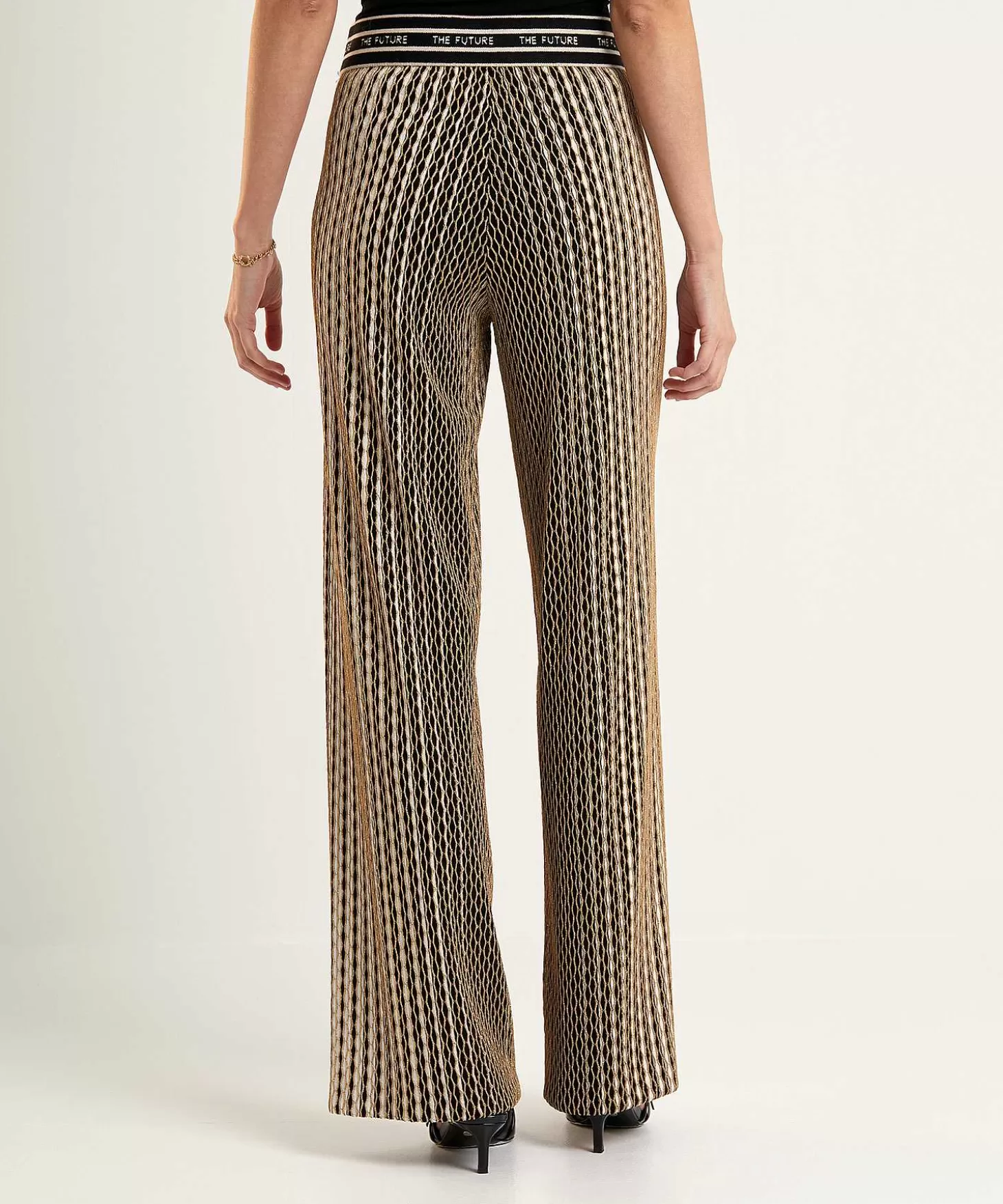 Wide Leg Pants With Lurex Allison*Cambio Hot