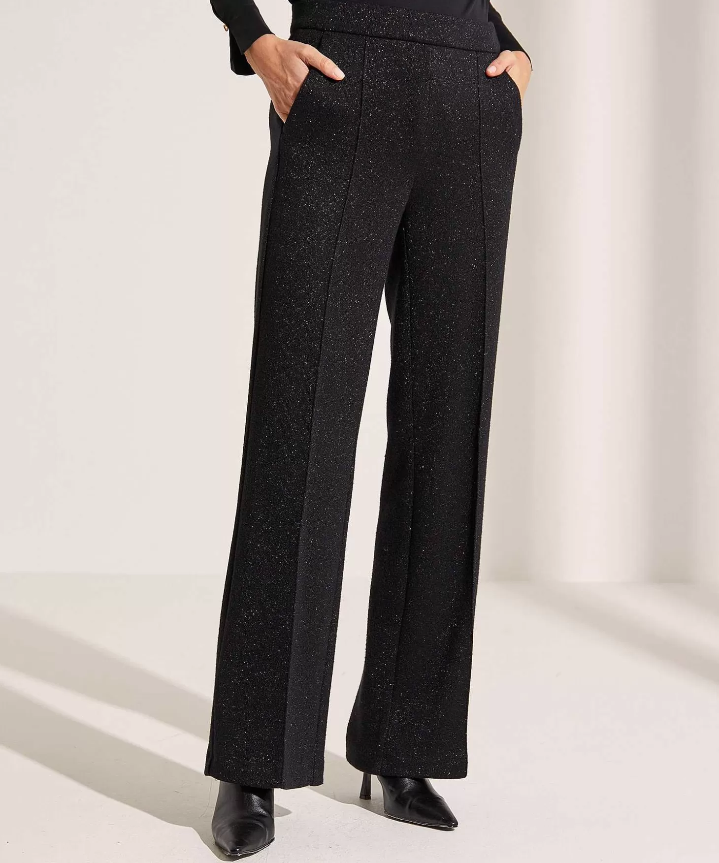 Wide Leg Pants With Lurex Ava*Cambio Best