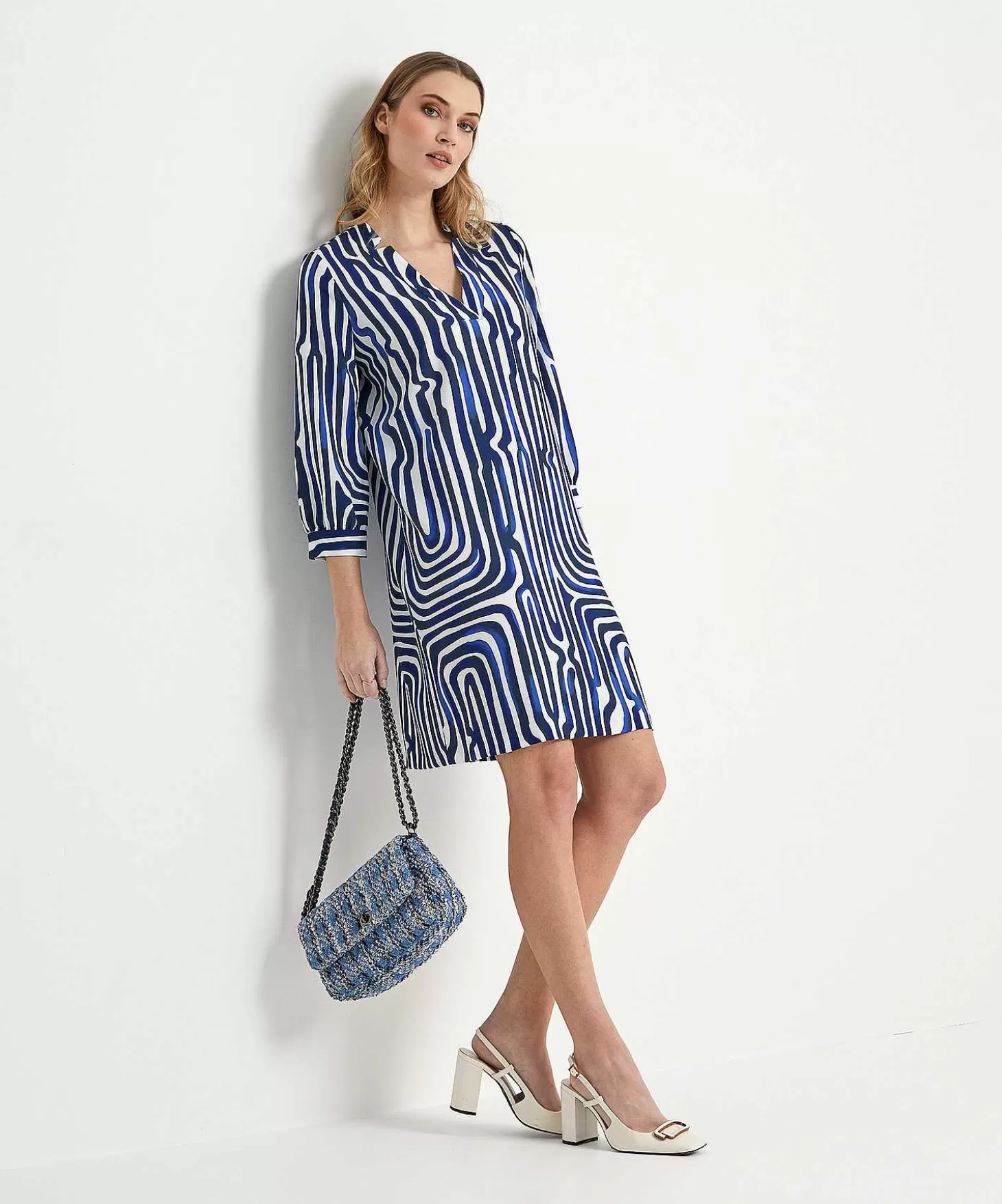 Dress Fancy Stripe*Caroline Biss Best