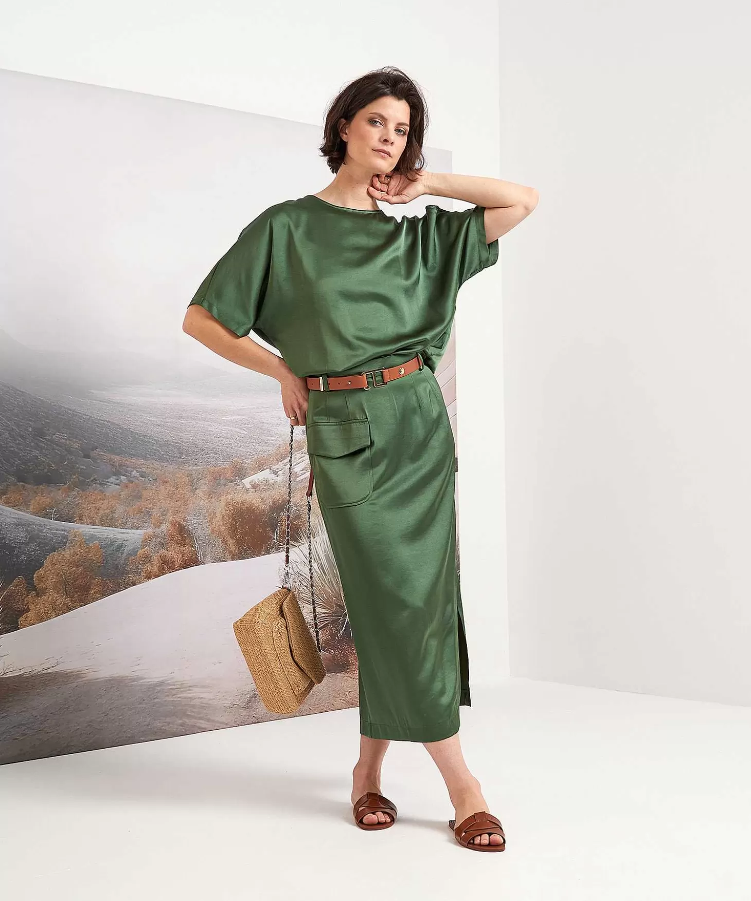 Silky Skirt Cargo*Caroline Biss Online