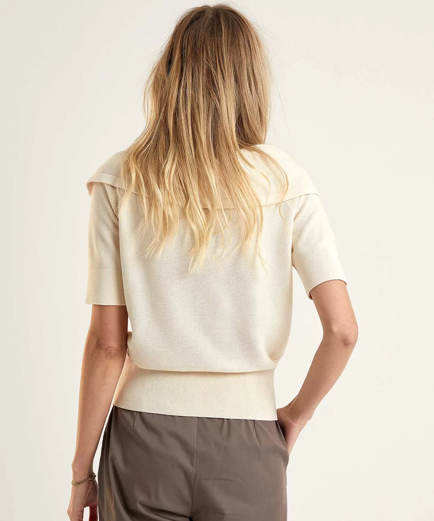 Sweater Asymmetrical Collar*Caroline Biss Flash Sale