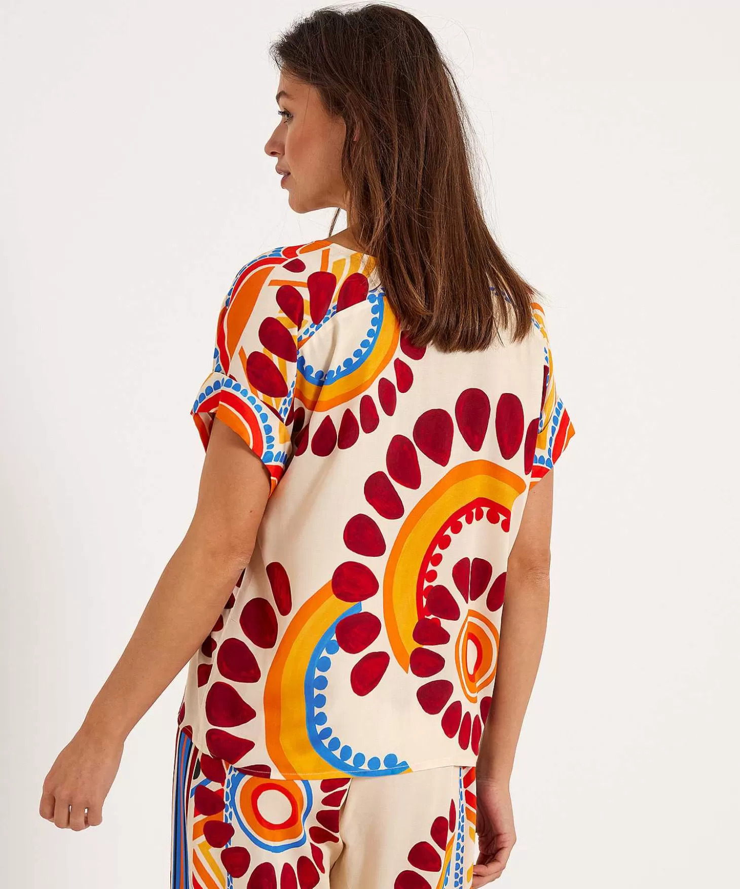 Top Ethnic Print*Caroline Biss Best Sale