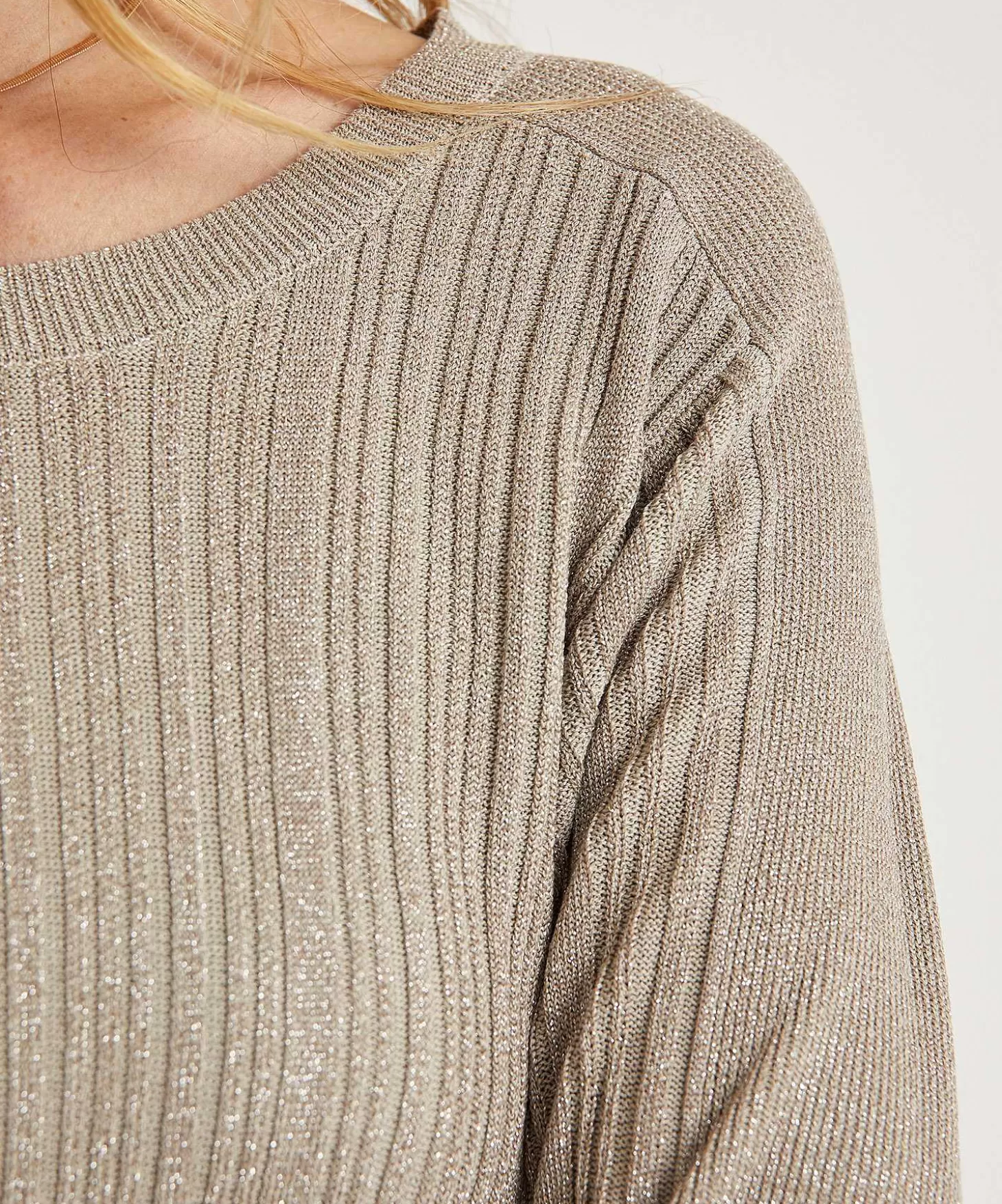 Ribbed Sweater Lurex*Emotions Best