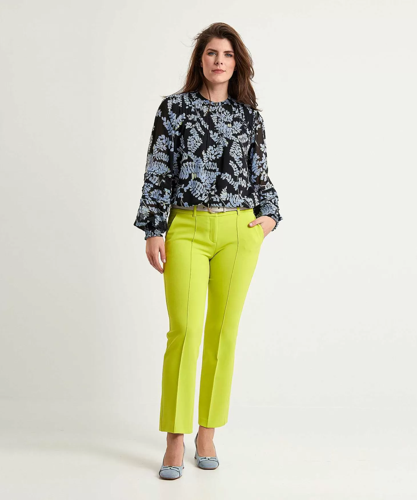 Blouse Leaf Print Ferry*Fabienne Chapot Flash Sale