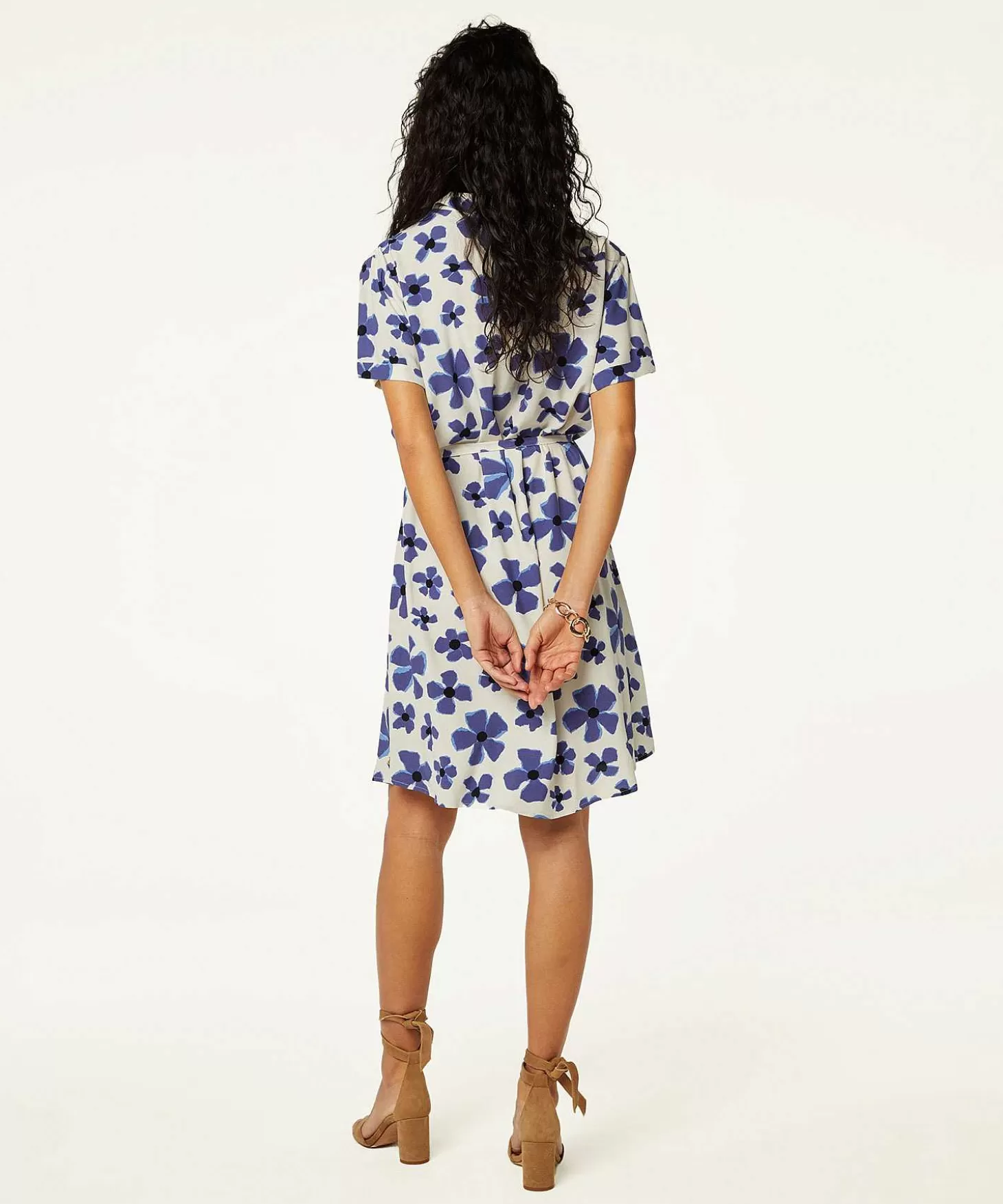 Floral Print Boyfriend Dress*Fabienne Chapot New