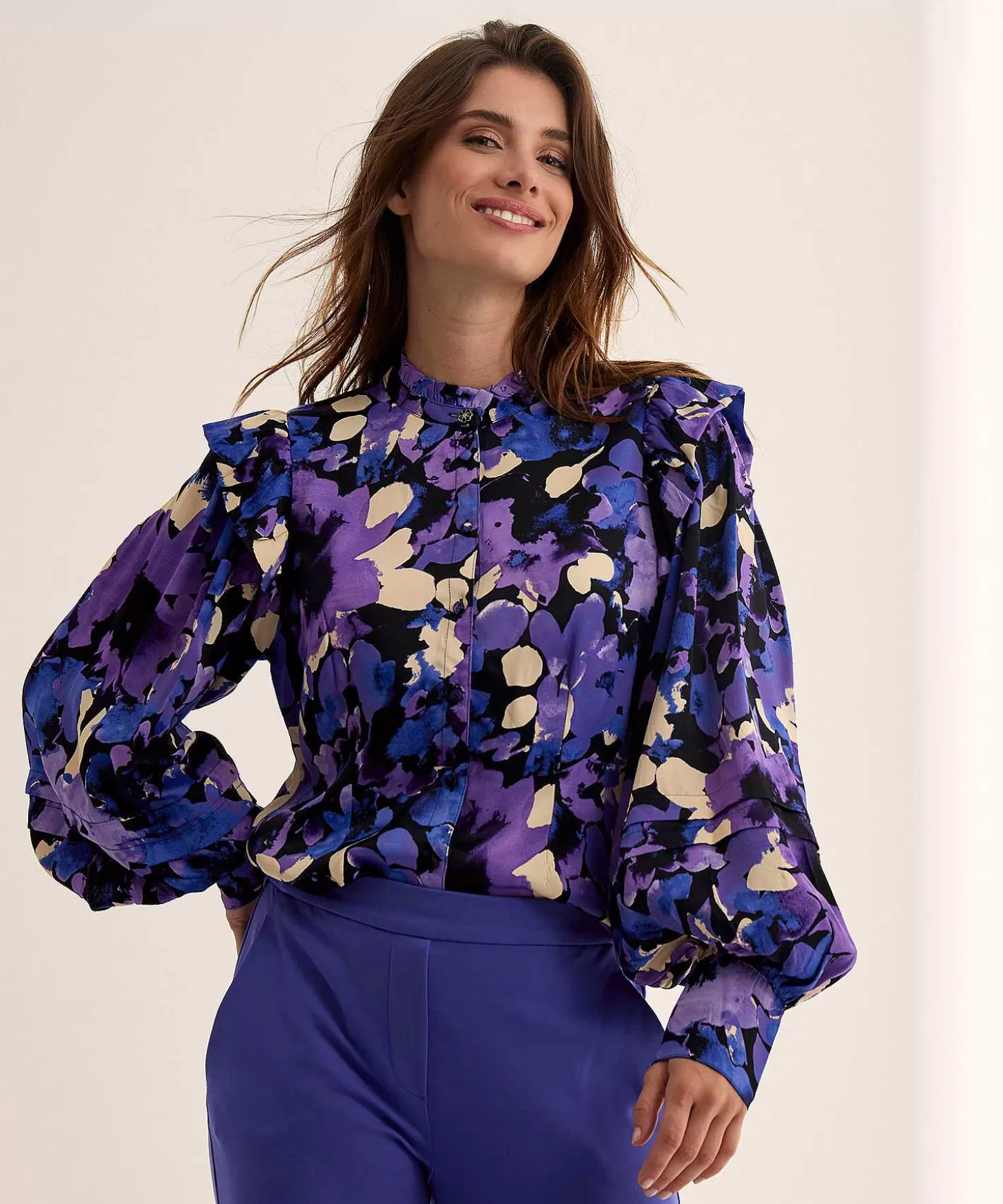 Silky Blouse Floral Print Philo*Fabienne Chapot Online