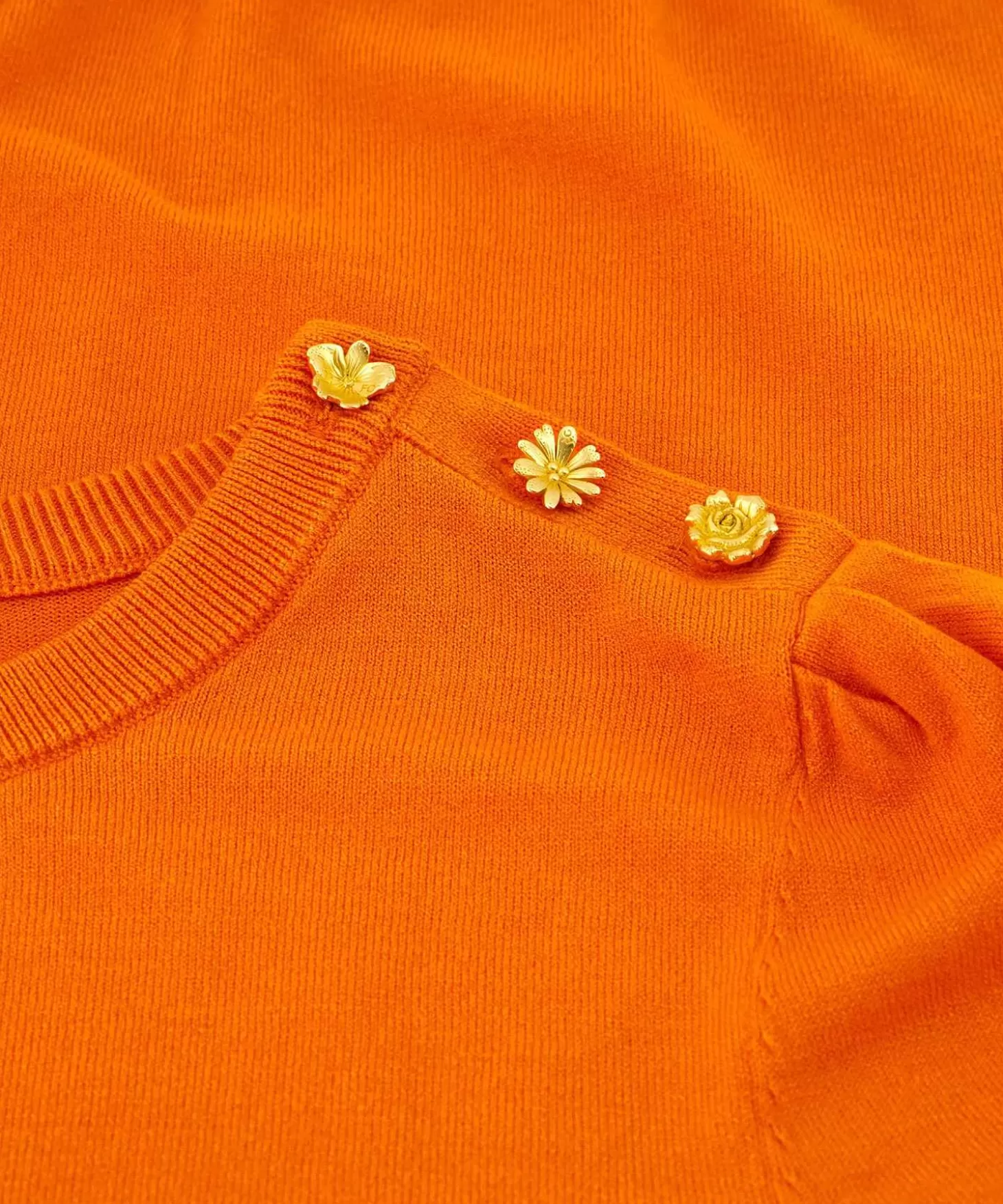 Sweater Button Detail Jolly*Fabienne Chapot Online