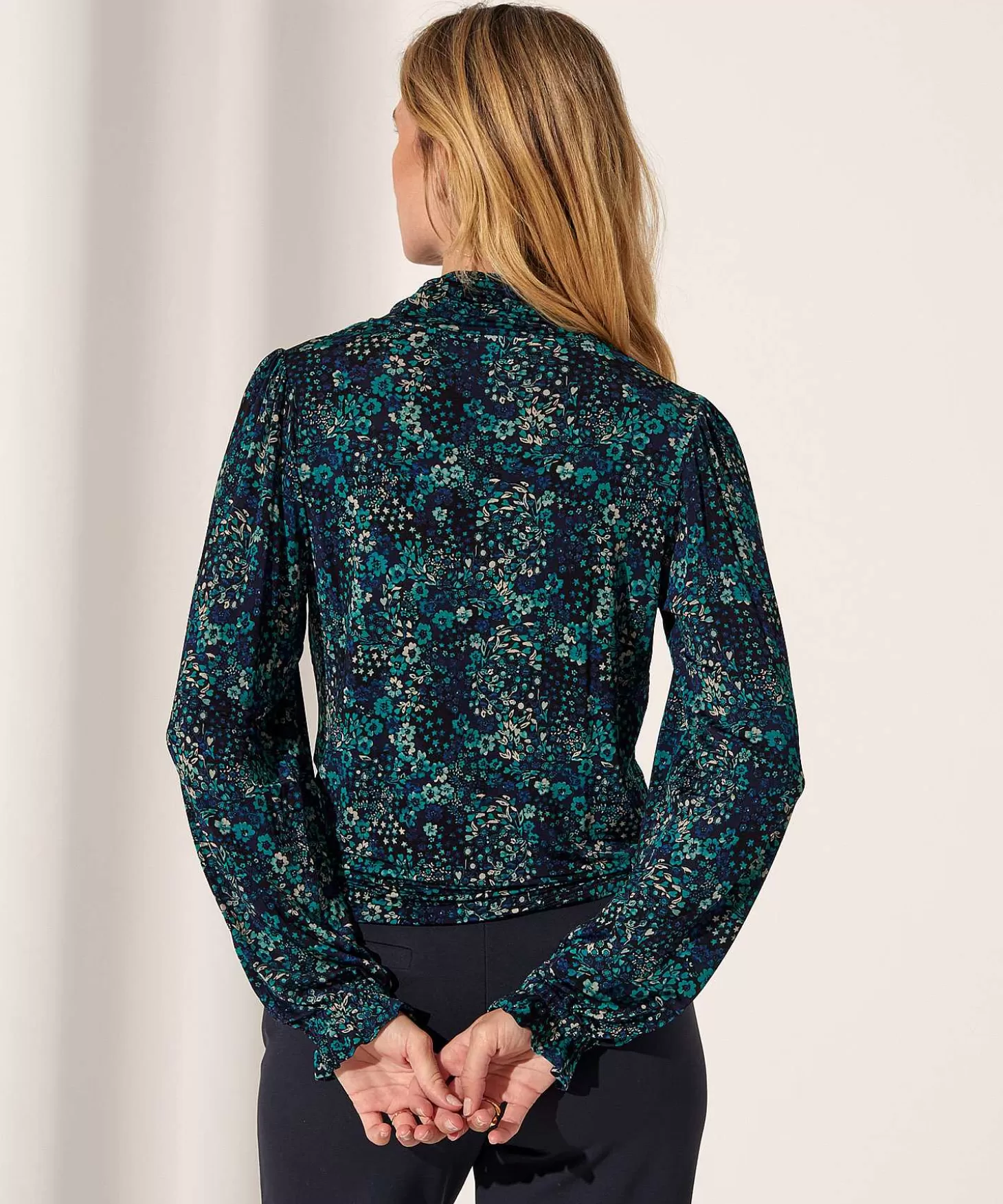 Turtleneck Floral Print Billy*Fabienne Chapot Cheap