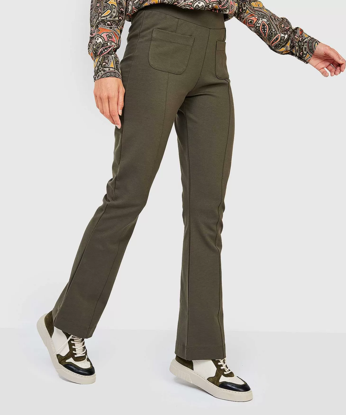 Flared Pants Pocket Punta** Flash Sale