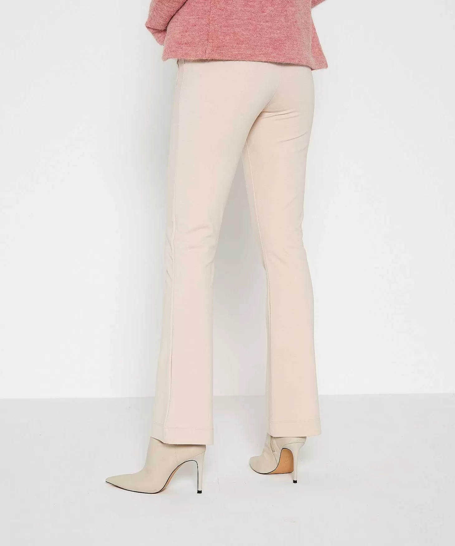 Flared Pants Pocket Punta** Fashion