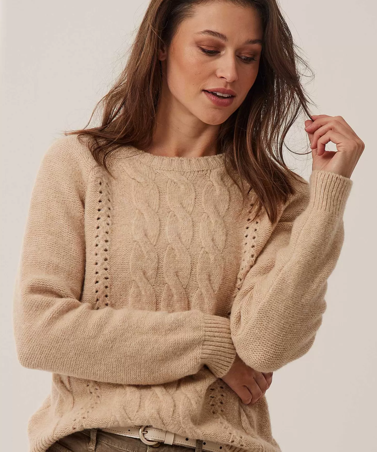 Cable Sweater*GIULIA E TU Clearance