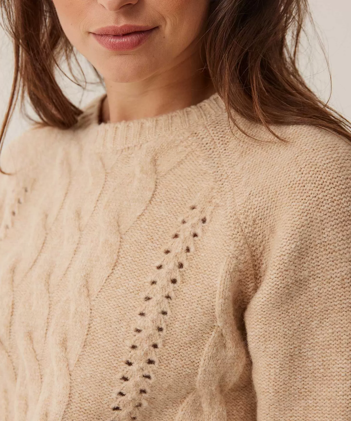 Cable Sweater*GIULIA E TU Clearance