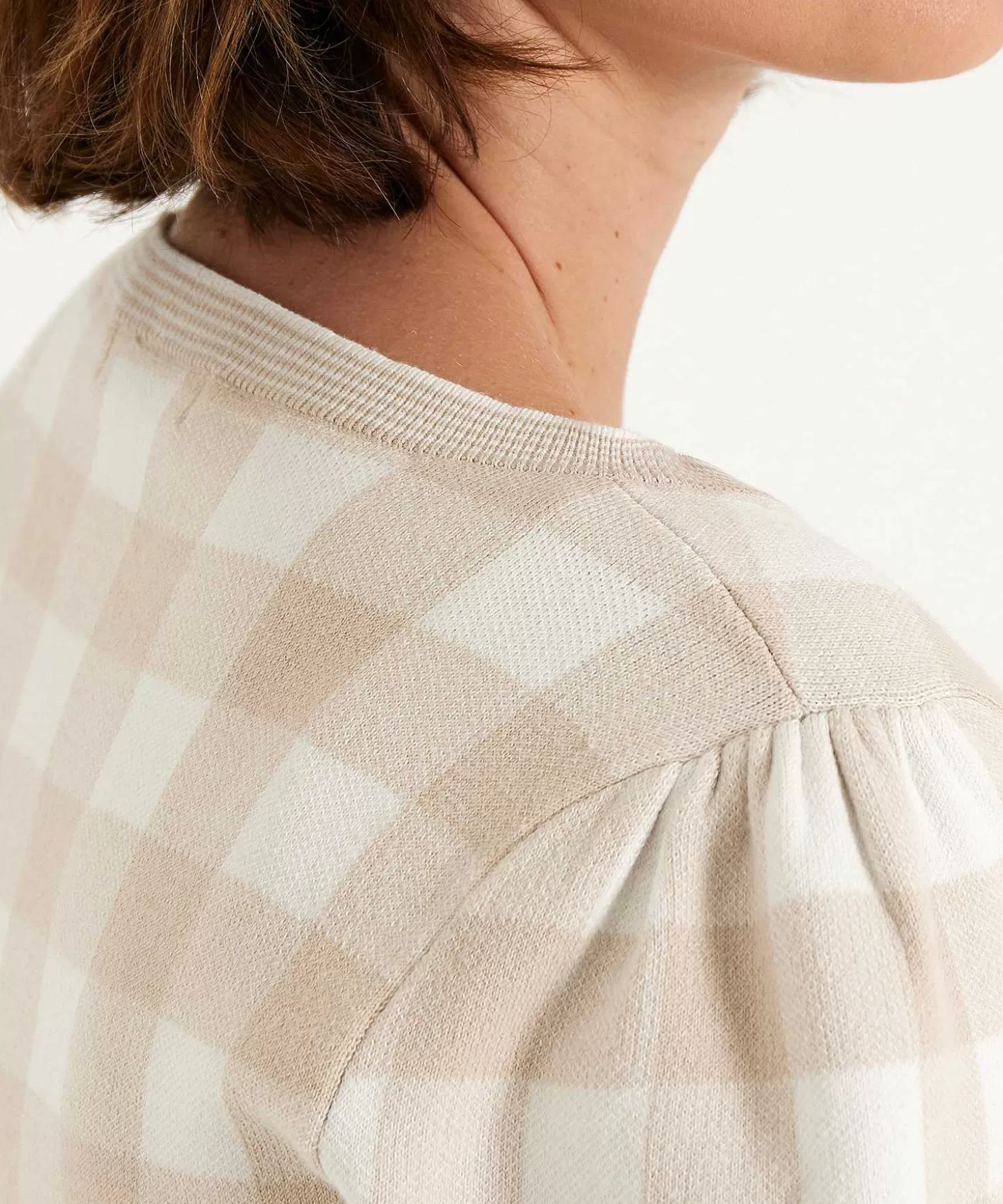 Checked Sweater*GIULIA E TU Discount