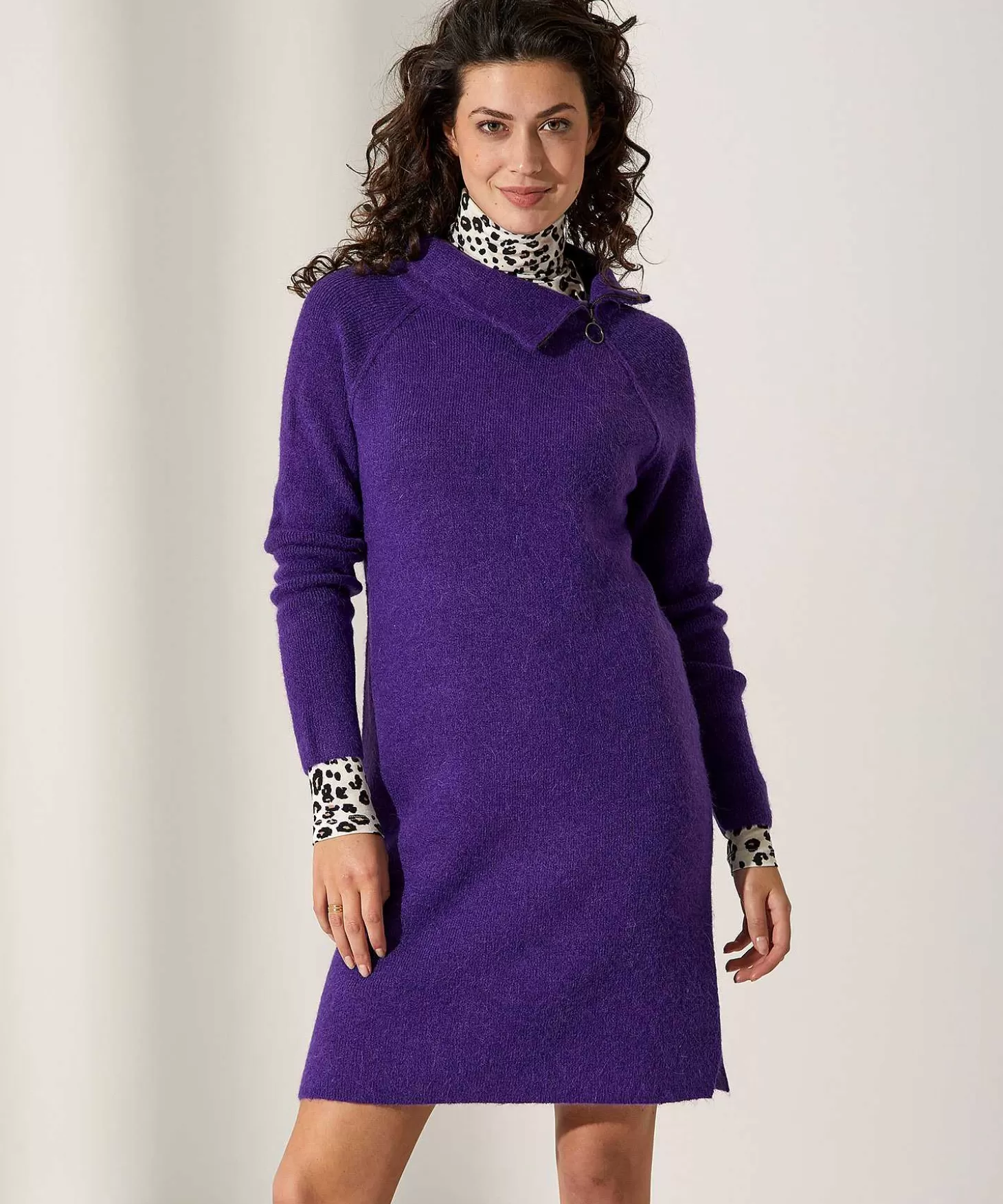 Dress Wool Mix Zipper*GIULIA E TU Best