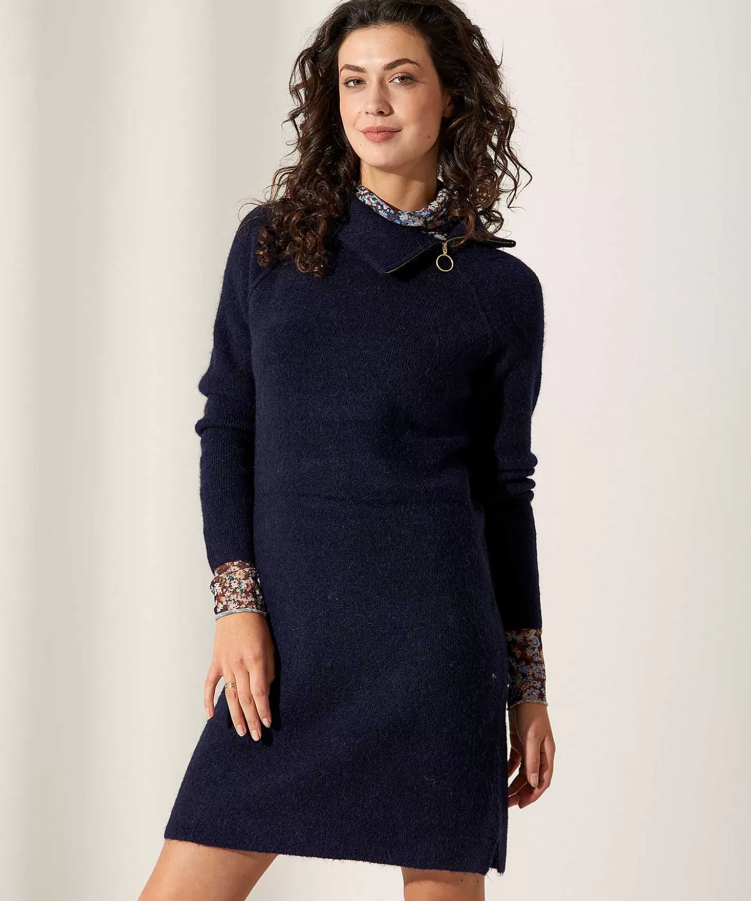 Dress Wool Mix Zipper*GIULIA E TU Store