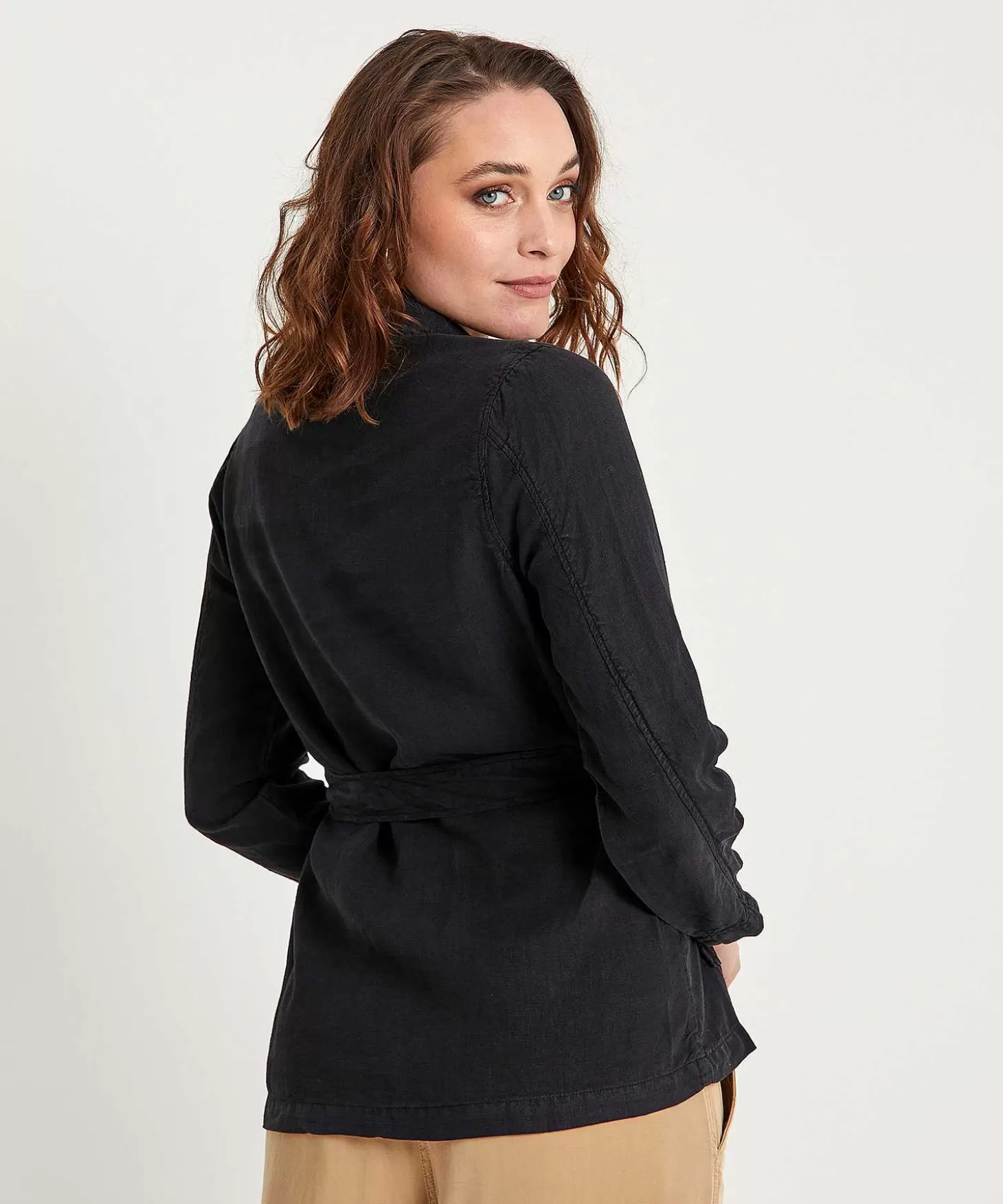 Linen Safari Shirt Jacket*GIULIA E TU Cheap