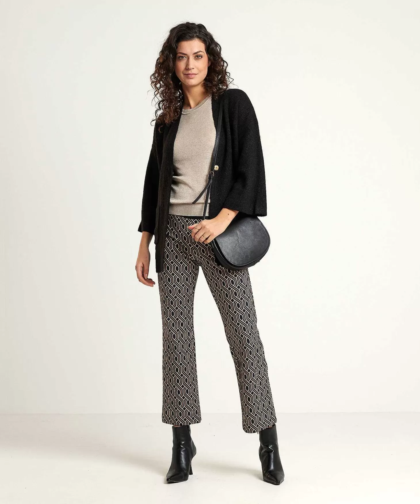 Mid-Length Cardigan Lurex*GIULIA E TU Cheap