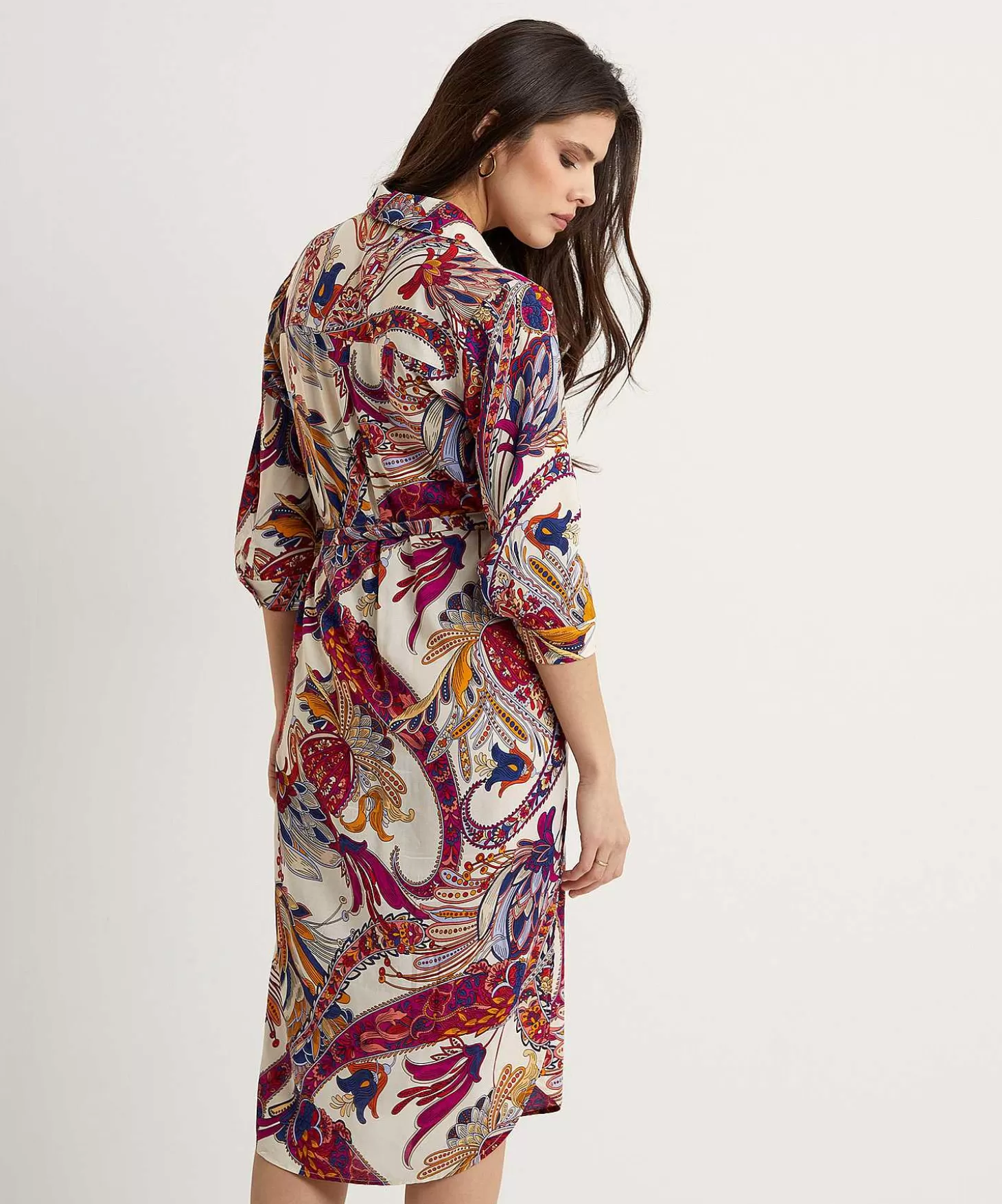 Paisley Button-Down Dress*GIULIA E TU Hot