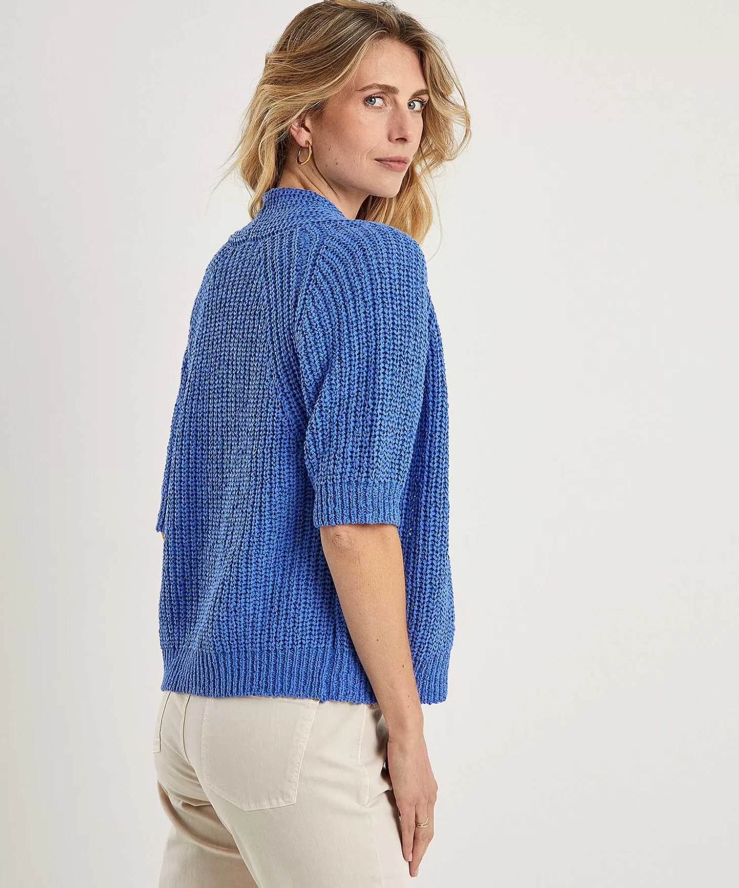 Ribbon Yarn Cardigan Short Sleeve*GIULIA E TU Cheap