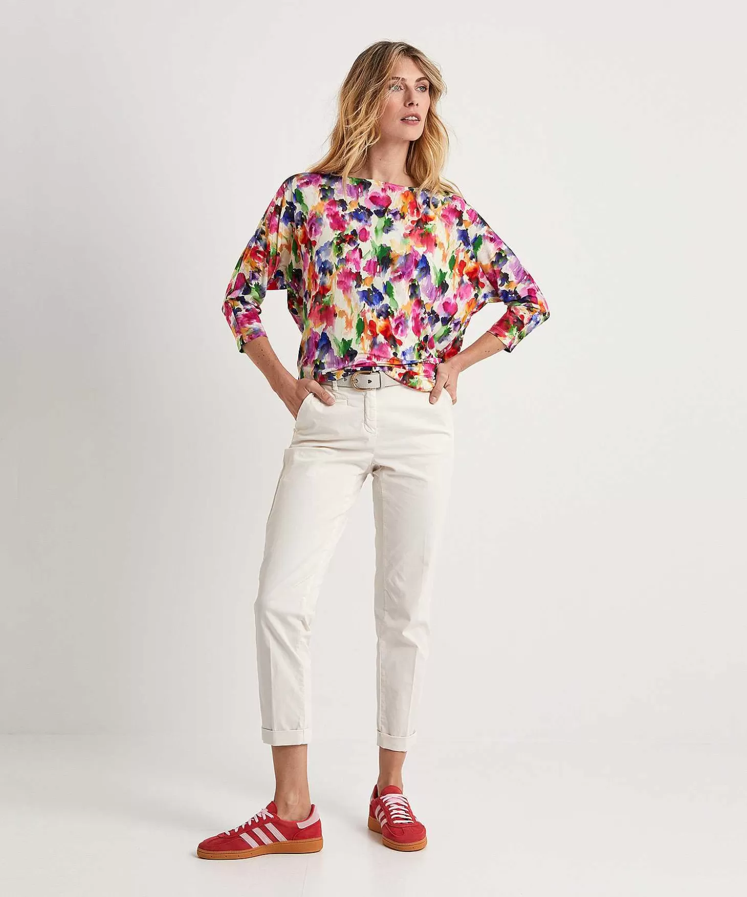 Slinky Shirt Faded Flower*GIULIA E TU Flash Sale