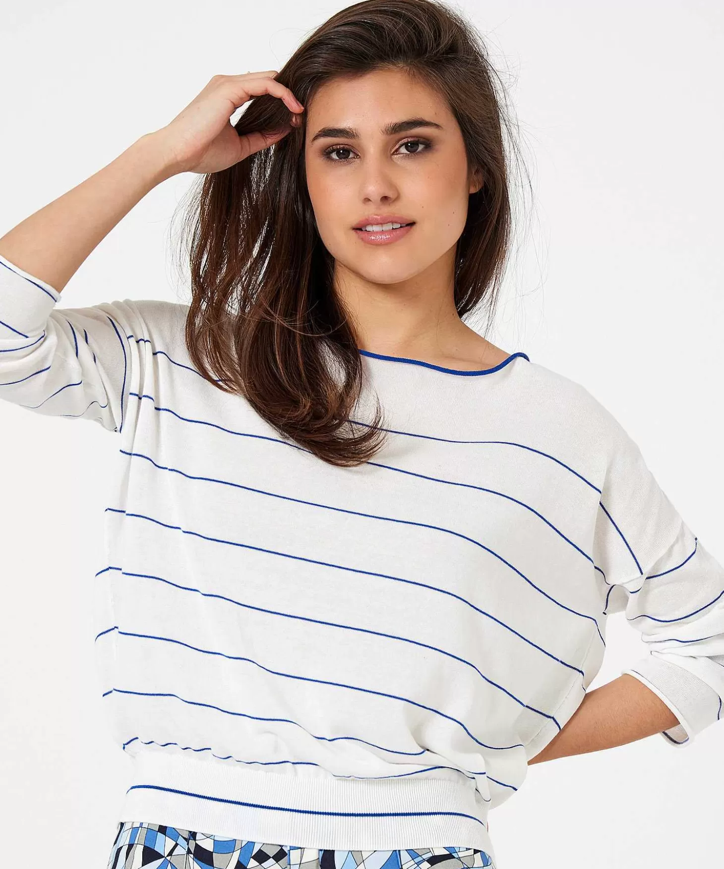 Sweater Fine Stripes*GIULIA E TU Cheap