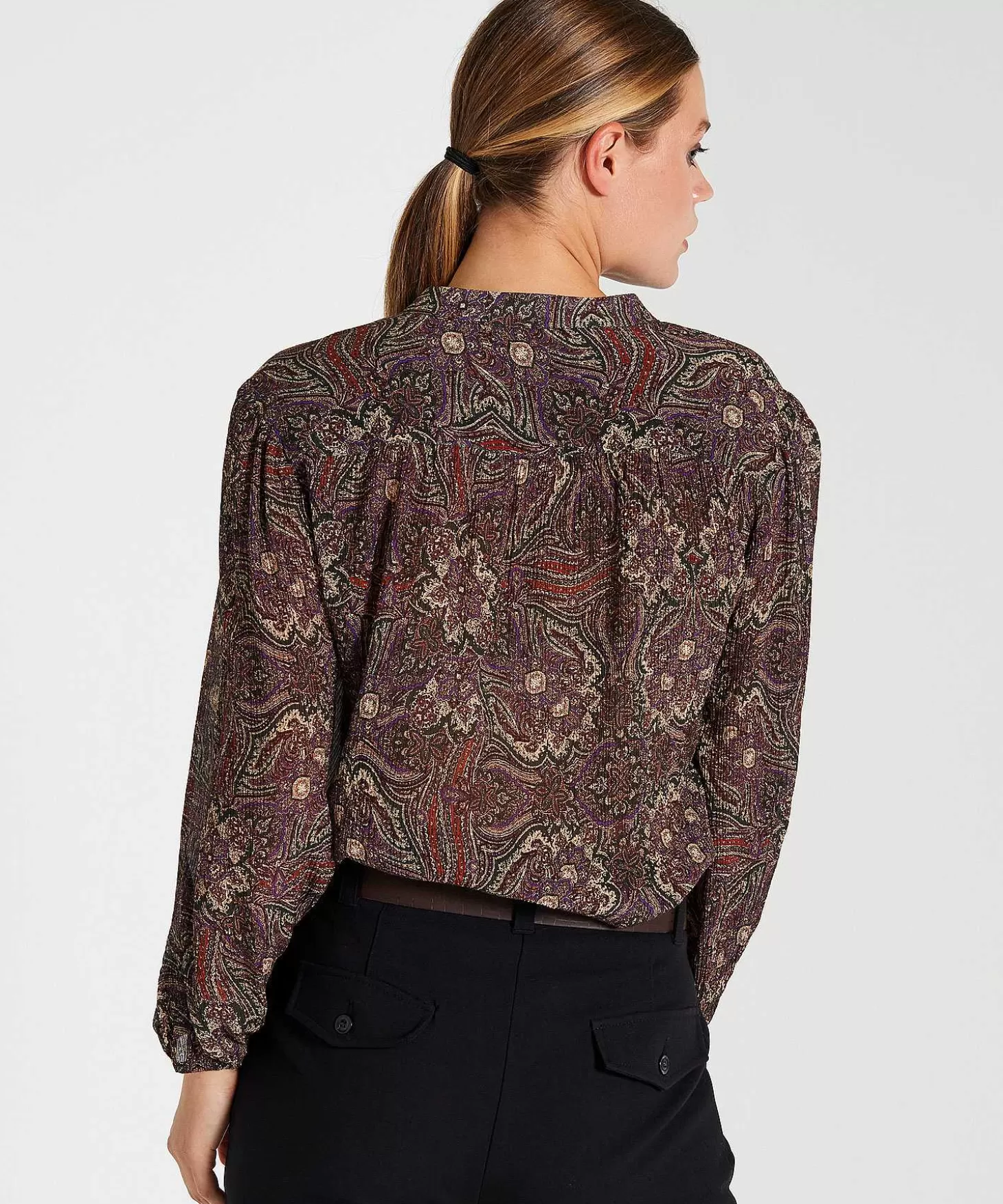 Blouse Paisley Print Rony*Jane Lushka Flash Sale