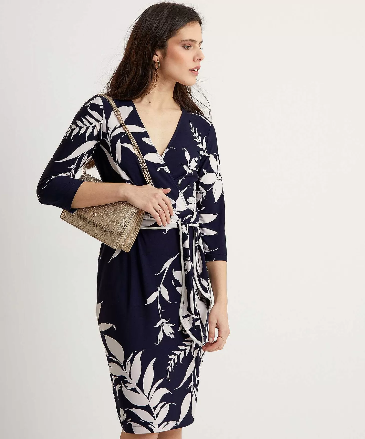 Wrap Dress Flower*Joseph Ribkoff Flash Sale