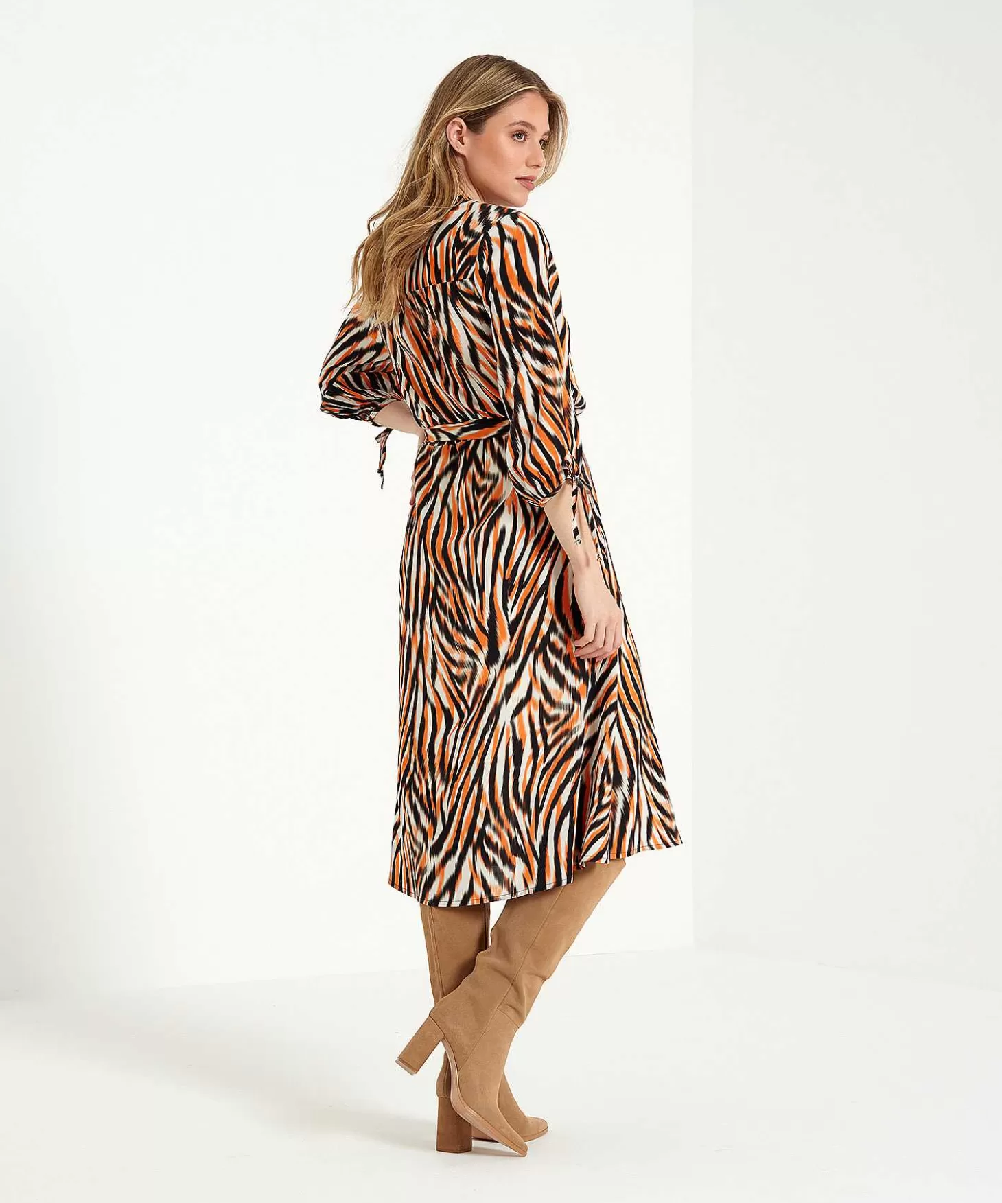 Dress Tiger Print Hette*KYRA Best