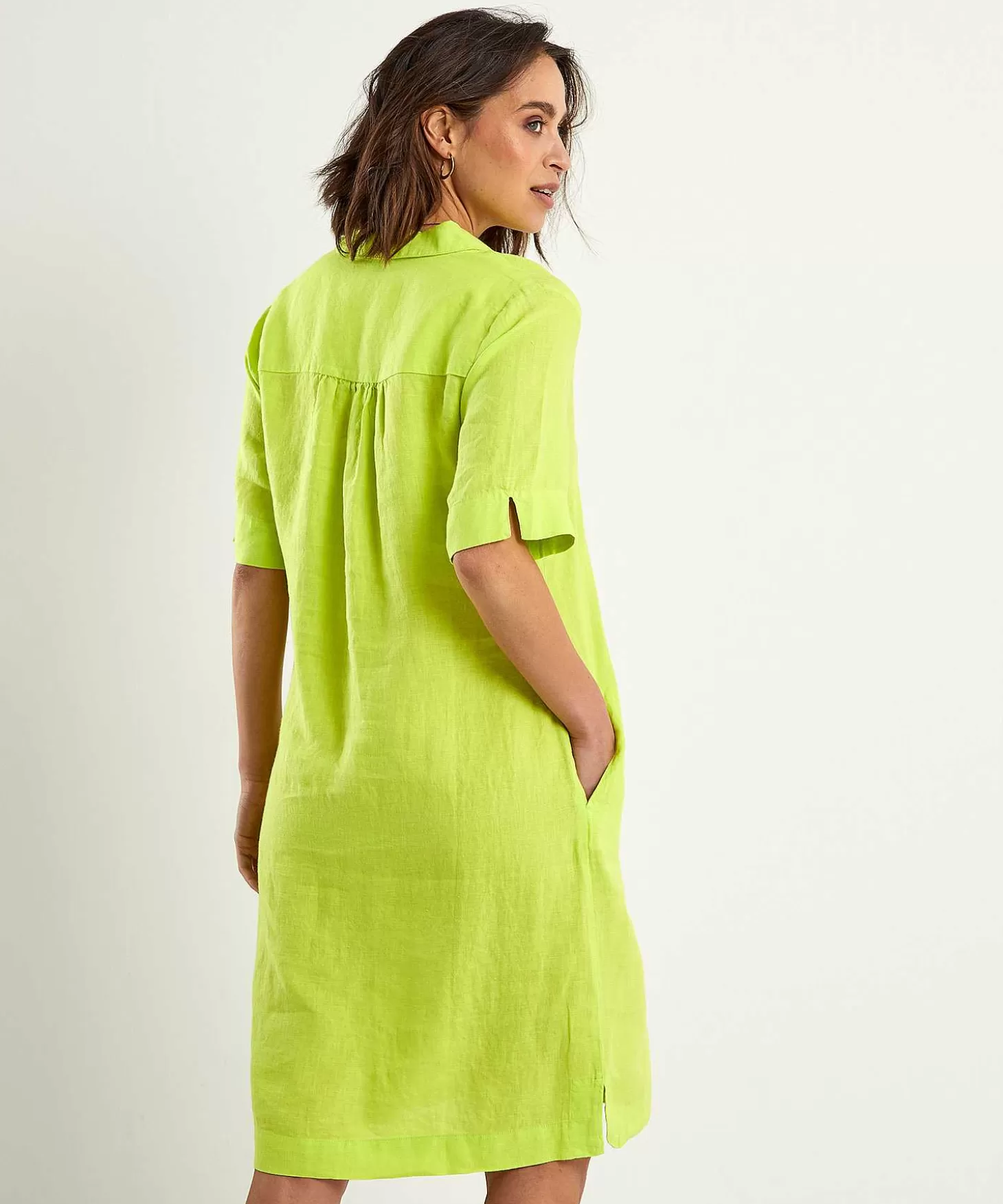 Linen Shirt Dress Laura*KYRA Best Sale