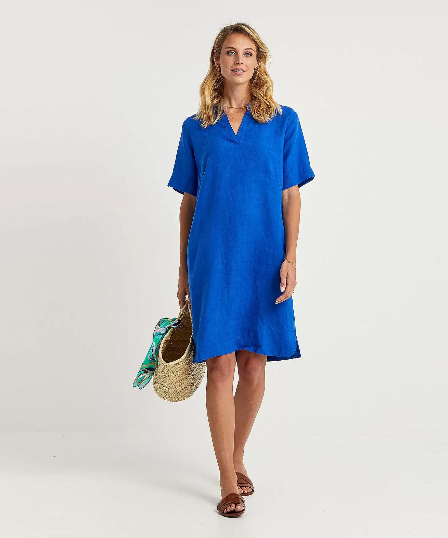 Linen Shirt Dress Laura*KYRA Online