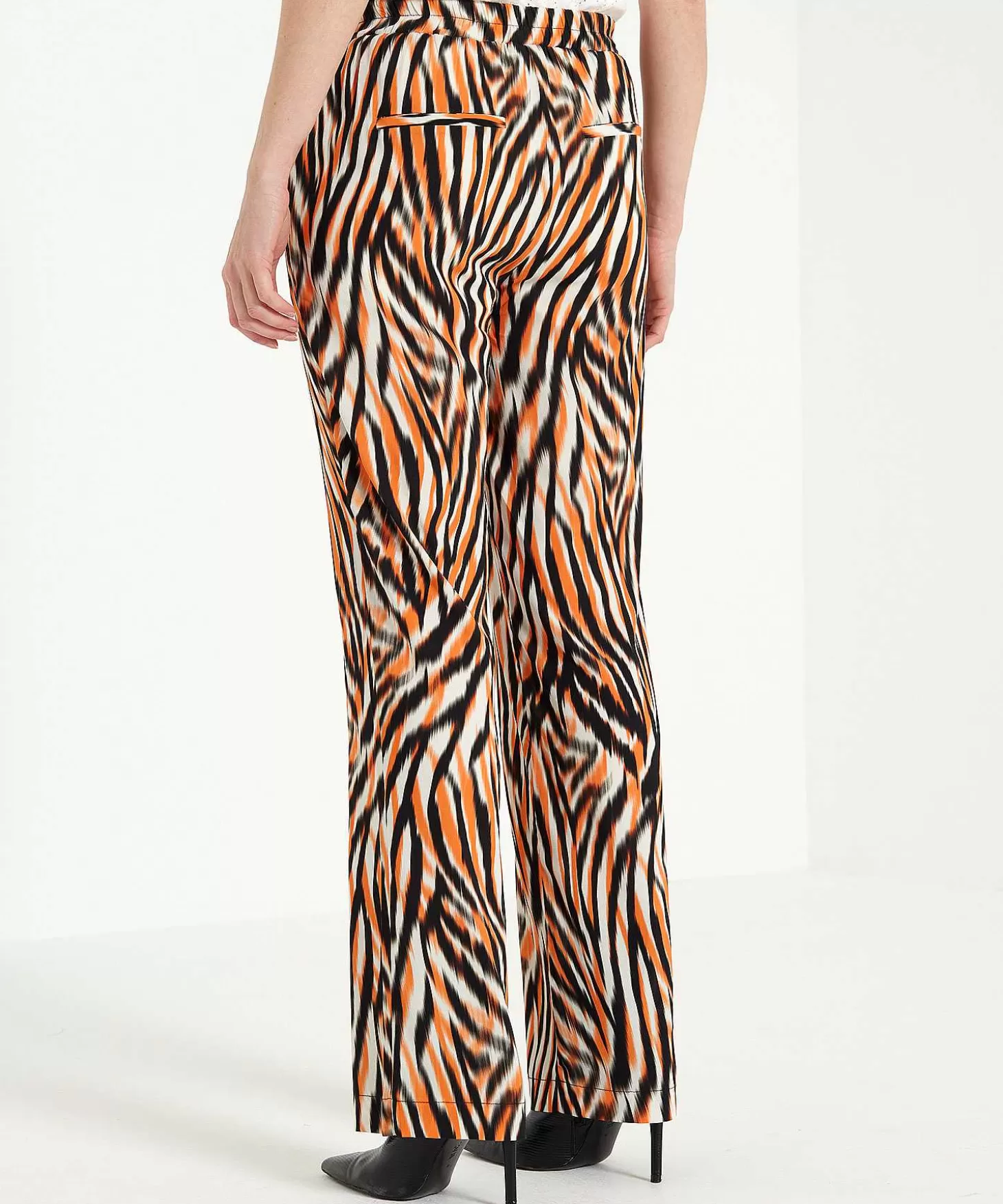 Palazzo Pants Tiger Print Hidde*KYRA Flash Sale