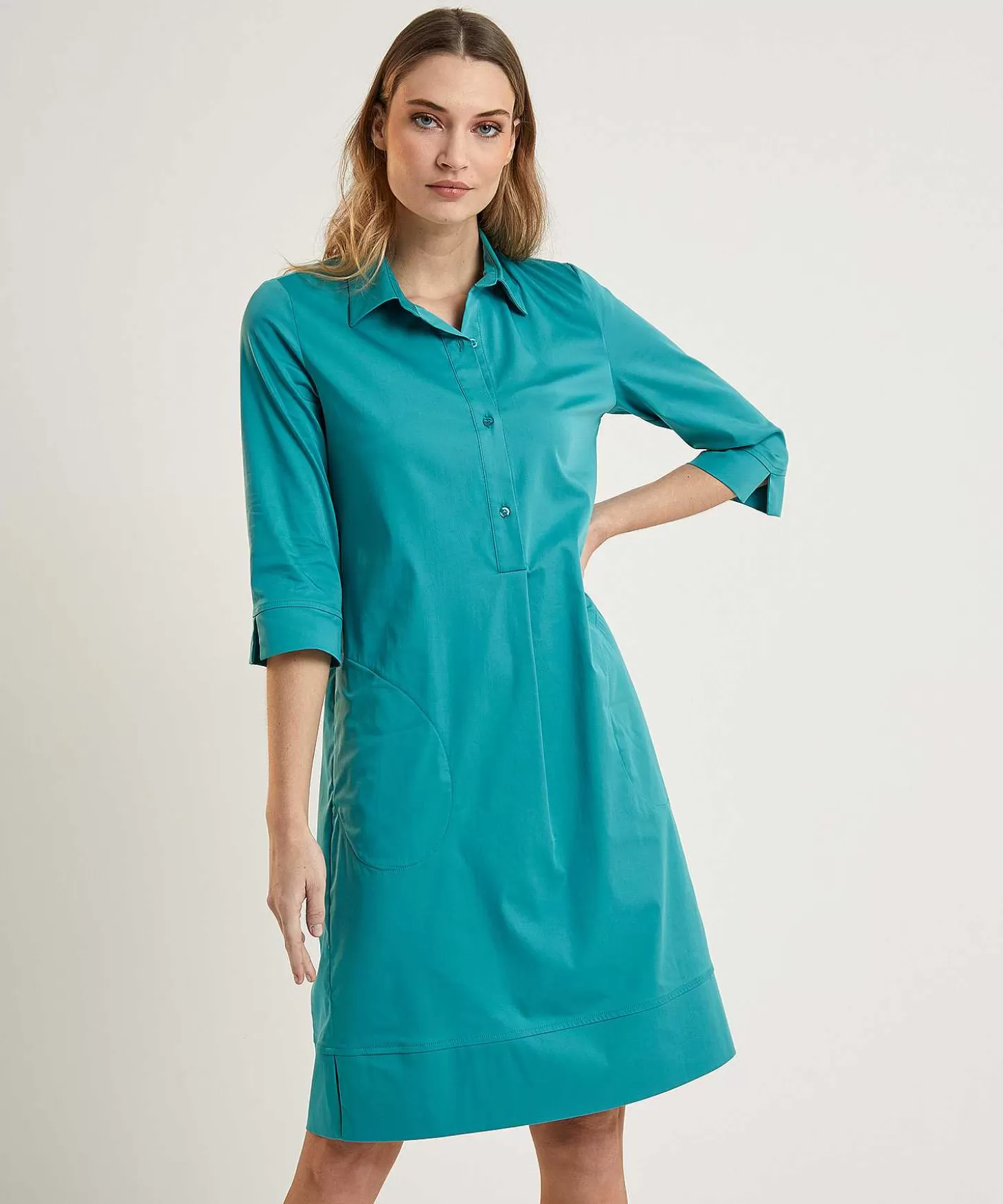 Shirt Dress With Side Pockets*LaSalle Best