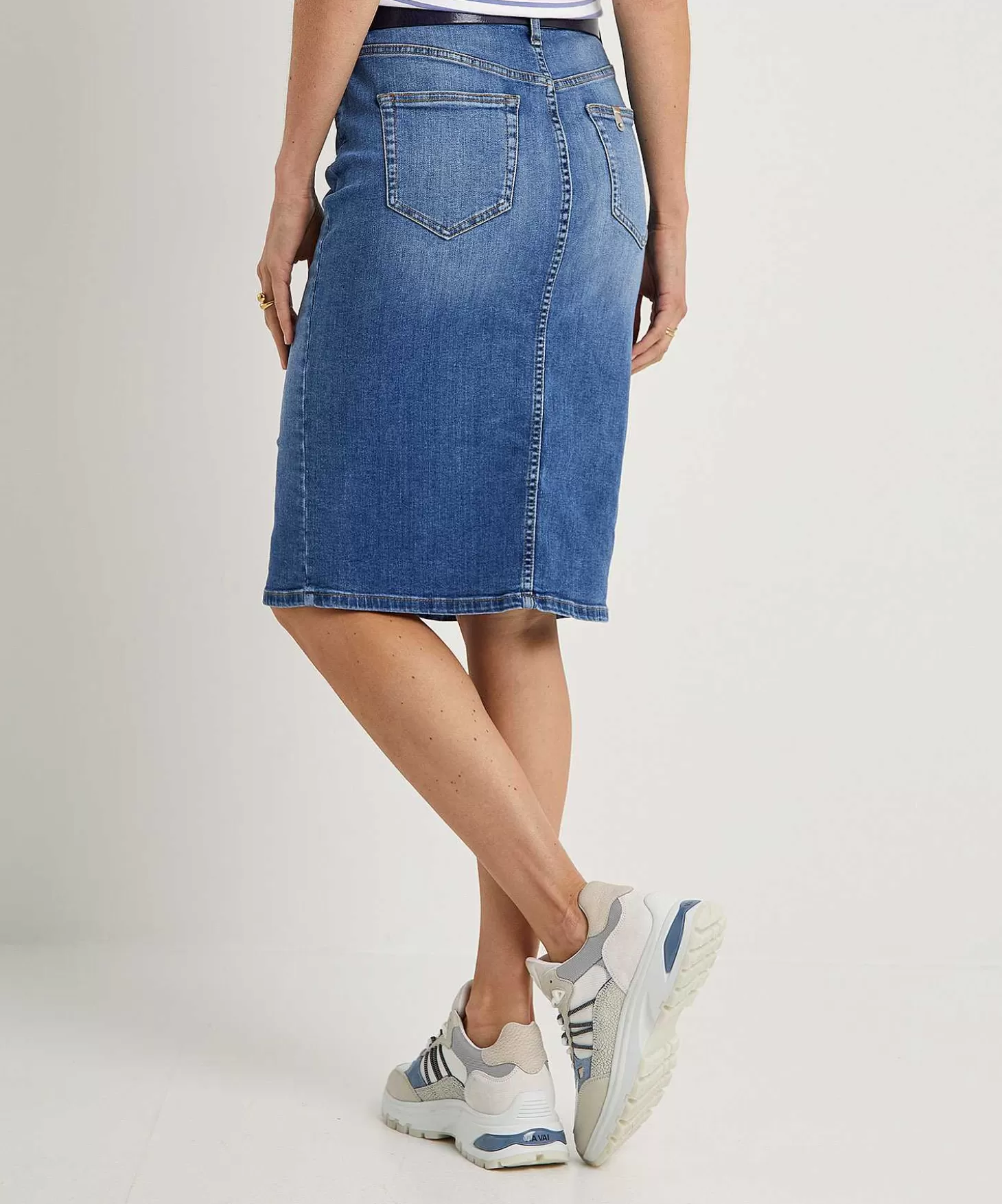 Denim Skirt With Split*LIU JO Best Sale