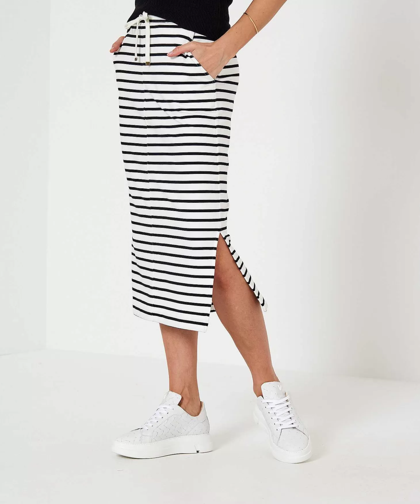 Long Sweat Skirt Stripe** Online